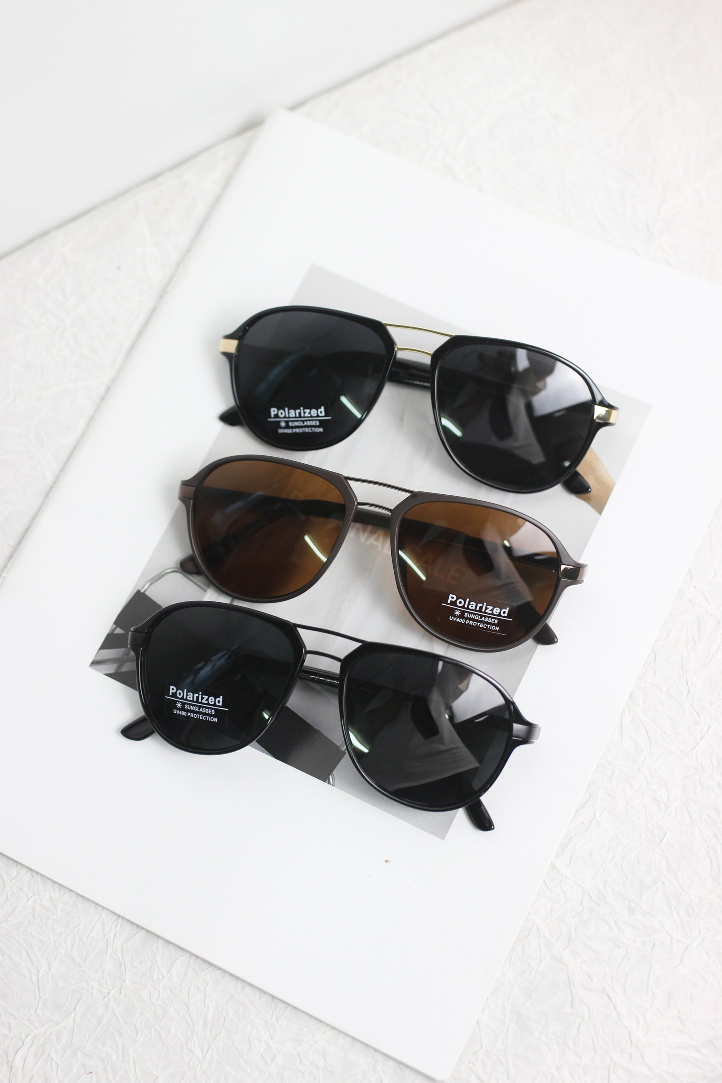 A2408XG44980 - Modern Polarized Sunglasses Trio