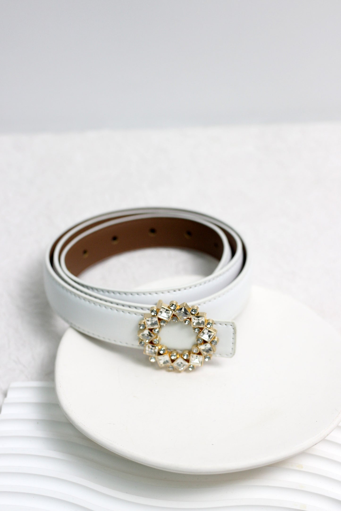 A2411DJN67168 - Crystal Embellished Leather Belts