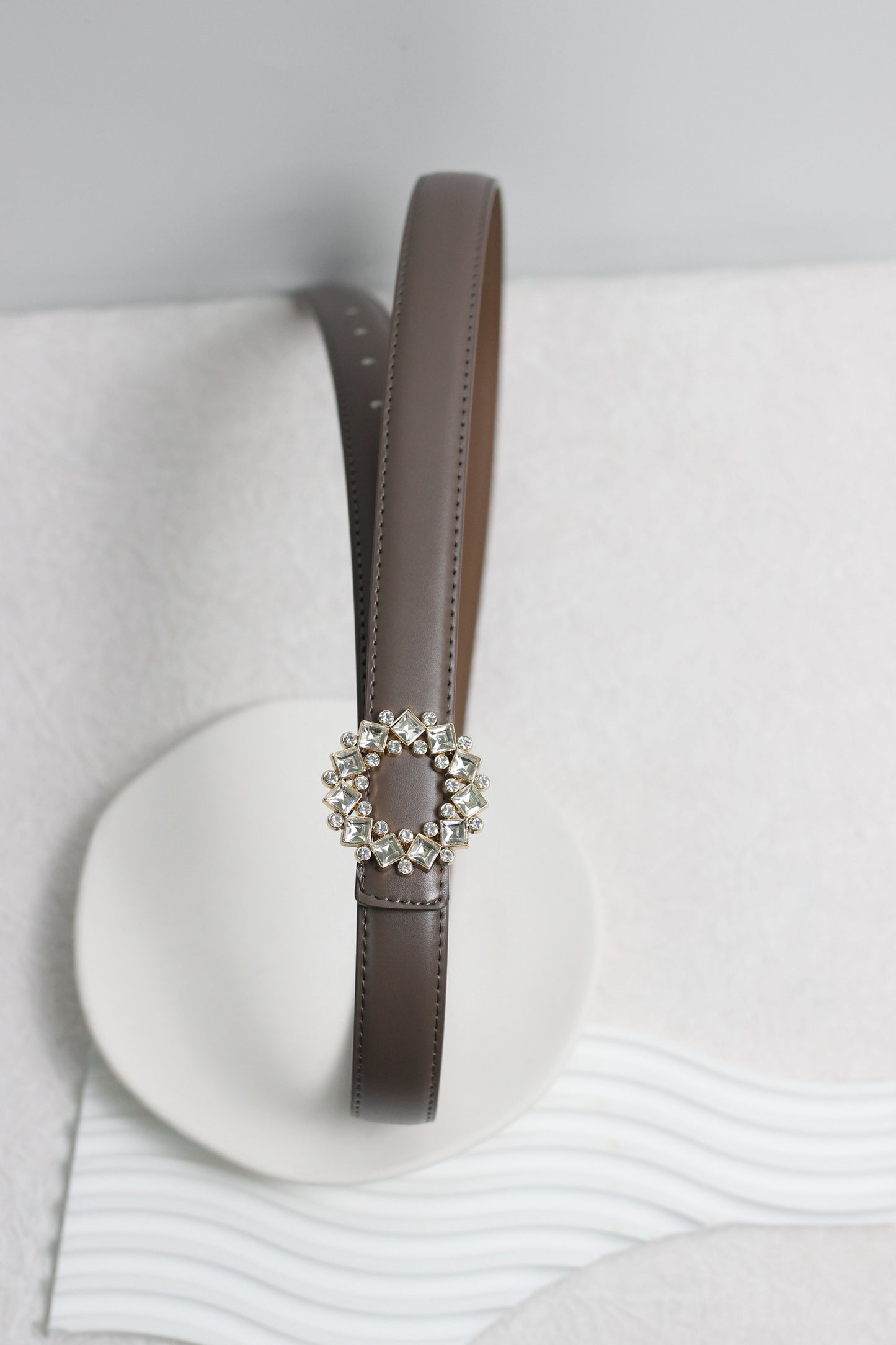 A2411DJN67168 - Crystal Embellished Leather Belts