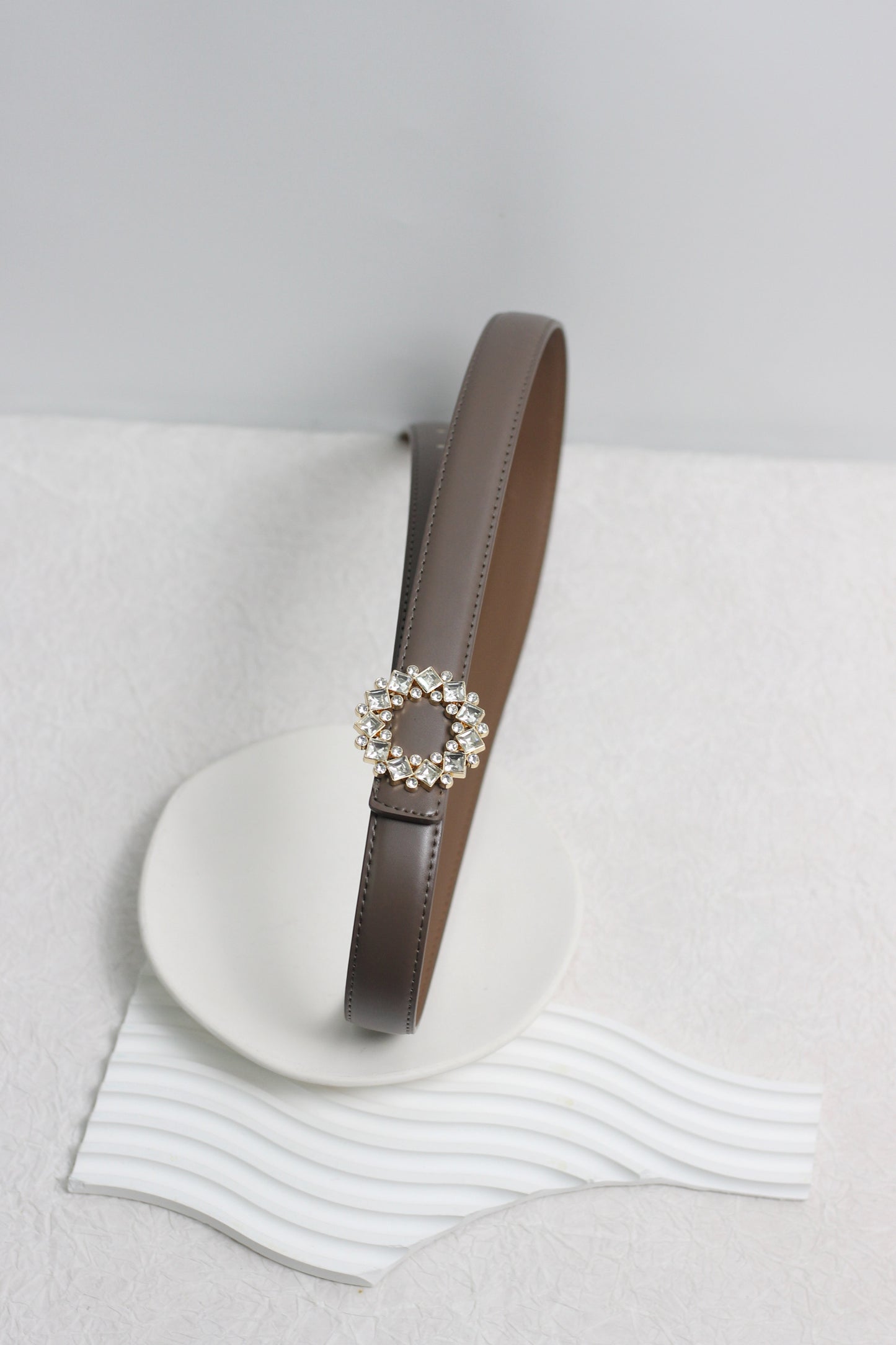 A2411DJN67168 - Crystal Embellished Leather Belts