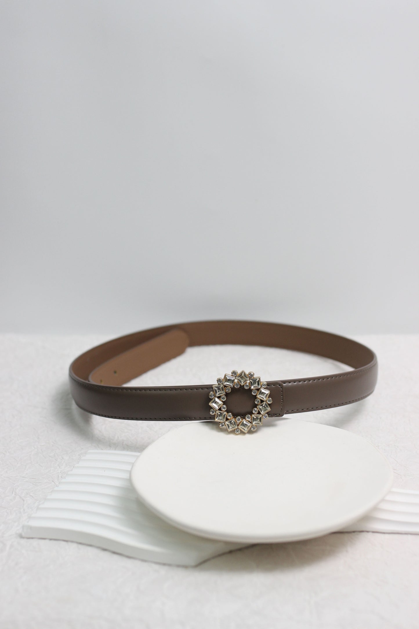 A2411DJN67168 - Crystal Embellished Leather Belts