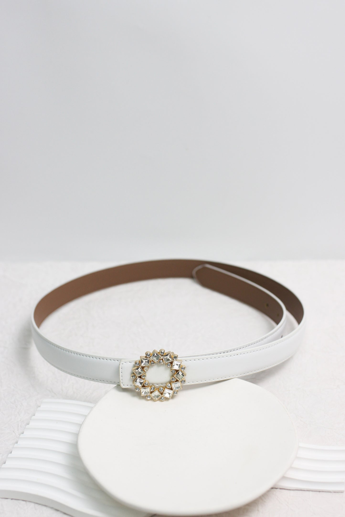 A2411DJN67168 - Crystal Embellished Leather Belts