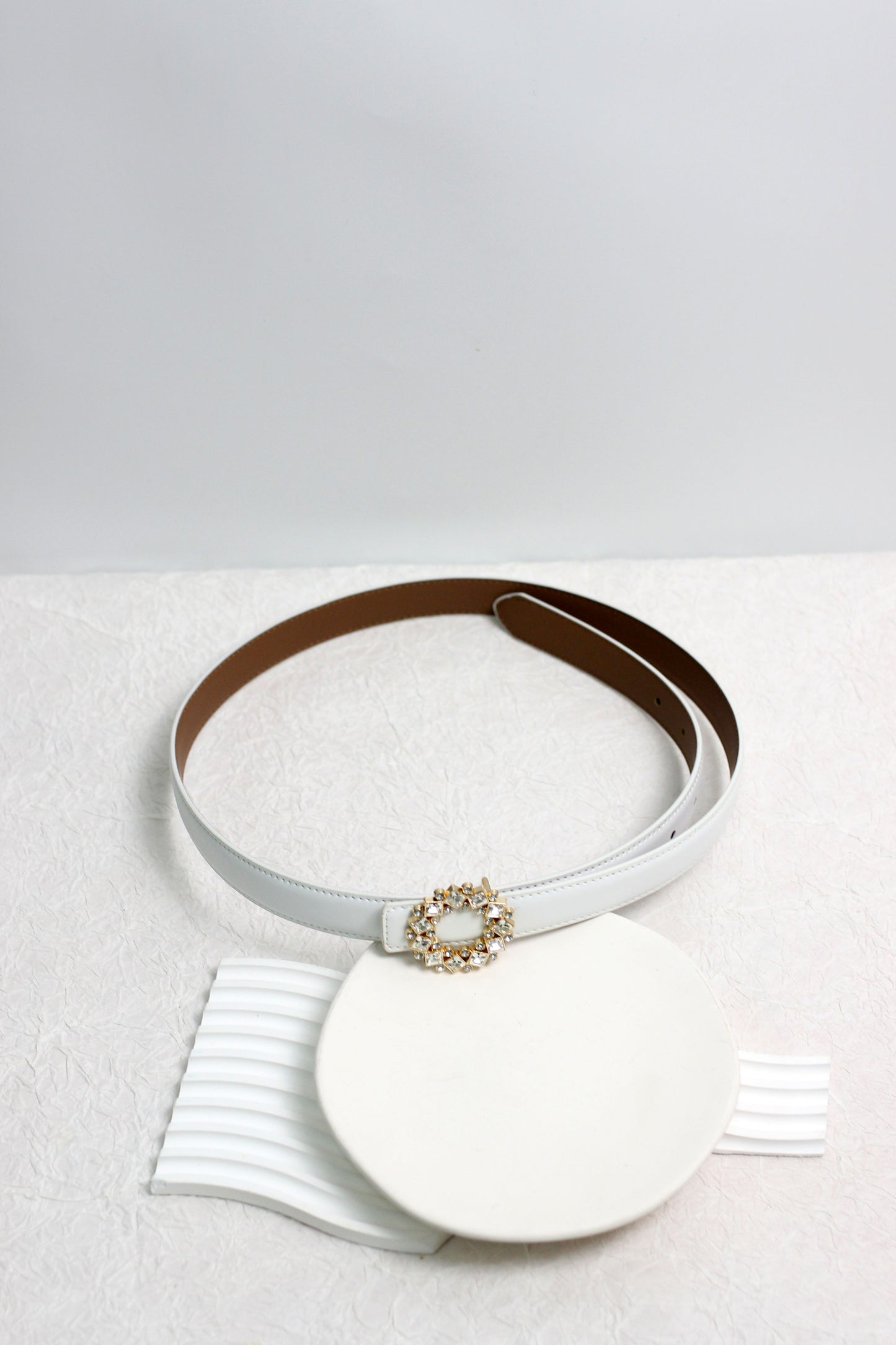 A2411DJN67168 - Crystal Embellished Leather Belts
