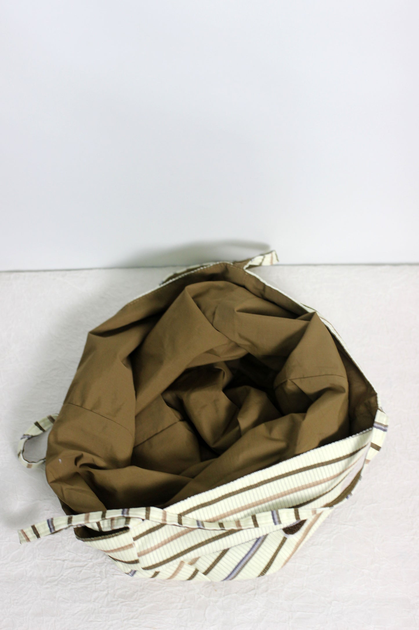 A2412BW10085 - Reversible Plaid Tote Bag with Dog Embroidery
