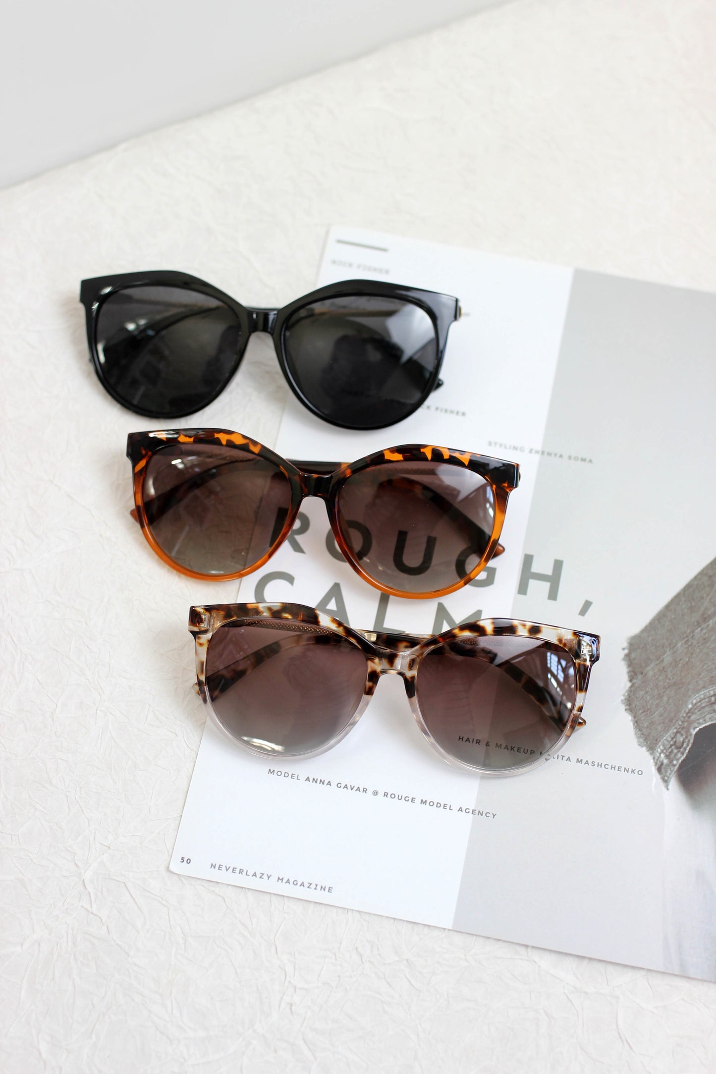 A2501TPS18015 - Cat-Eye Oversized Sunglasses