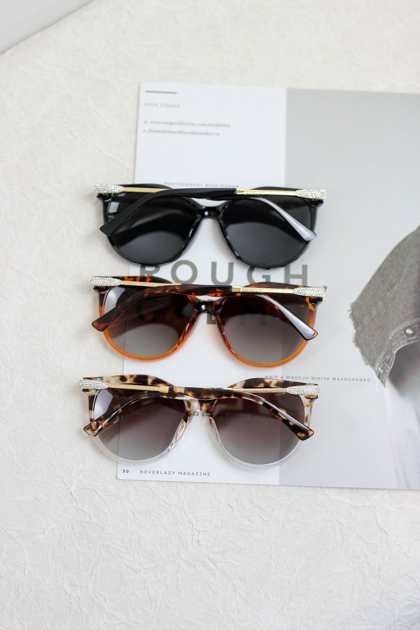 A2501TPS18015 - Cat-Eye Oversized Sunglasses