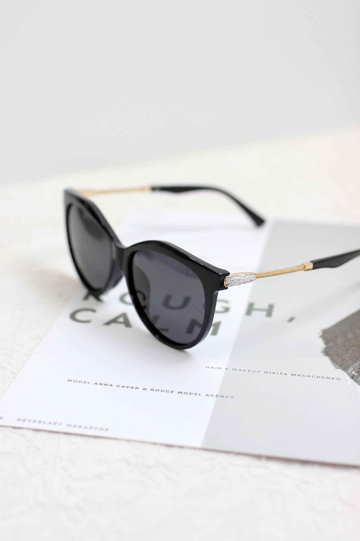 A2501TPS18015 - Cat-Eye Oversized Sunglasses