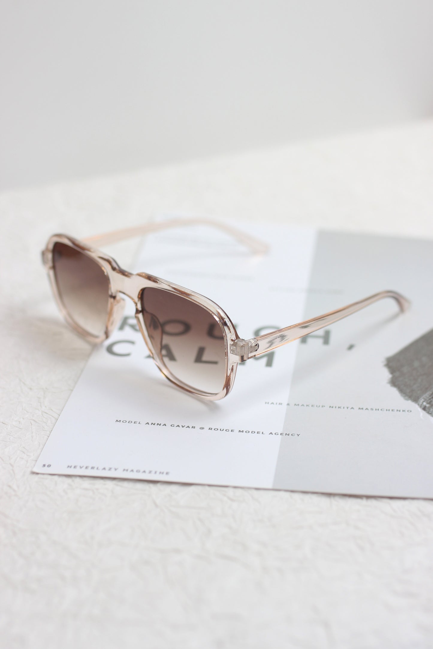 A2502MN72316 - Retro Square Frame Sunglasses