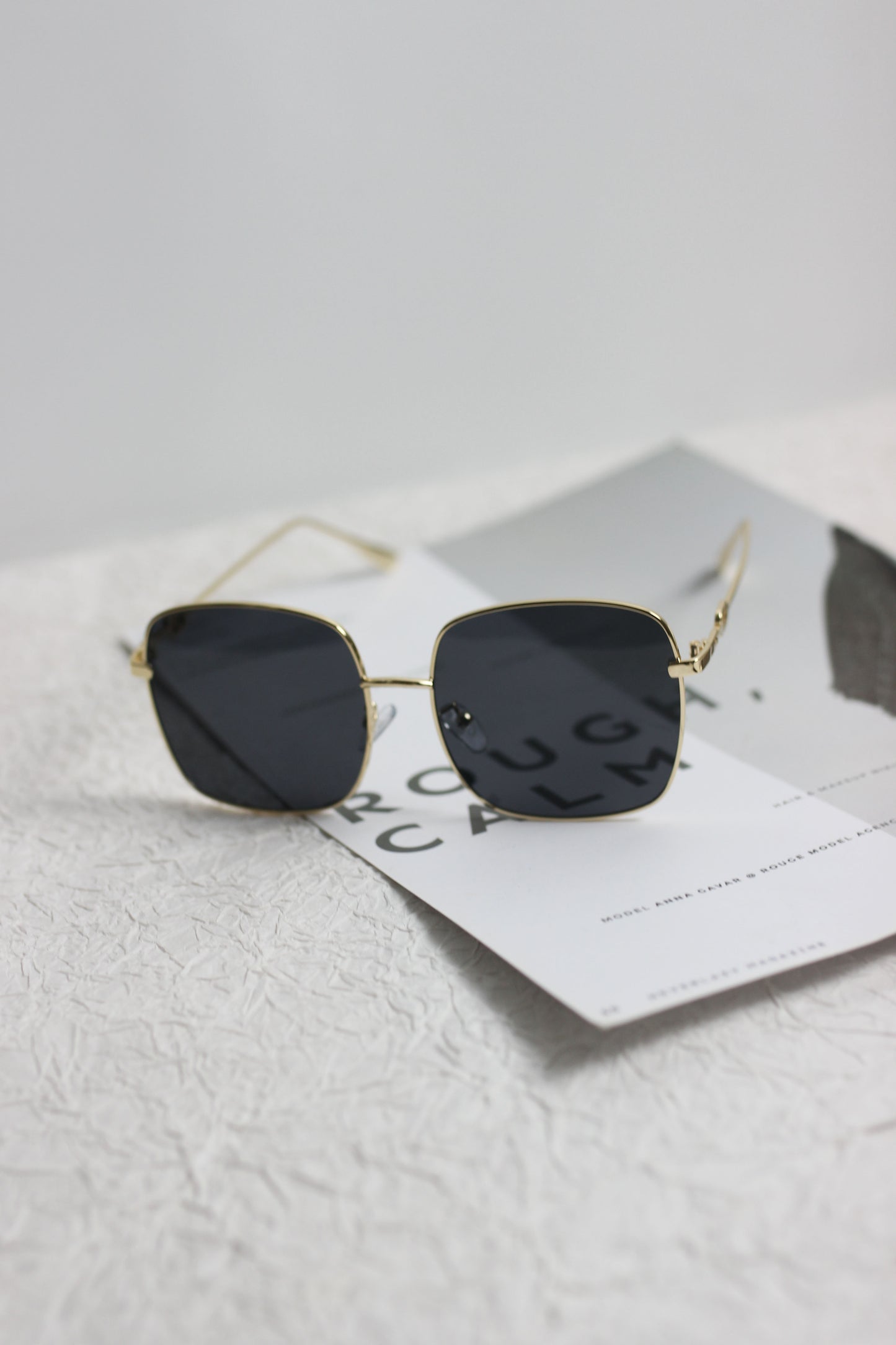 A2503KD78871 - Luxury Square Frame Metal Sunglasses