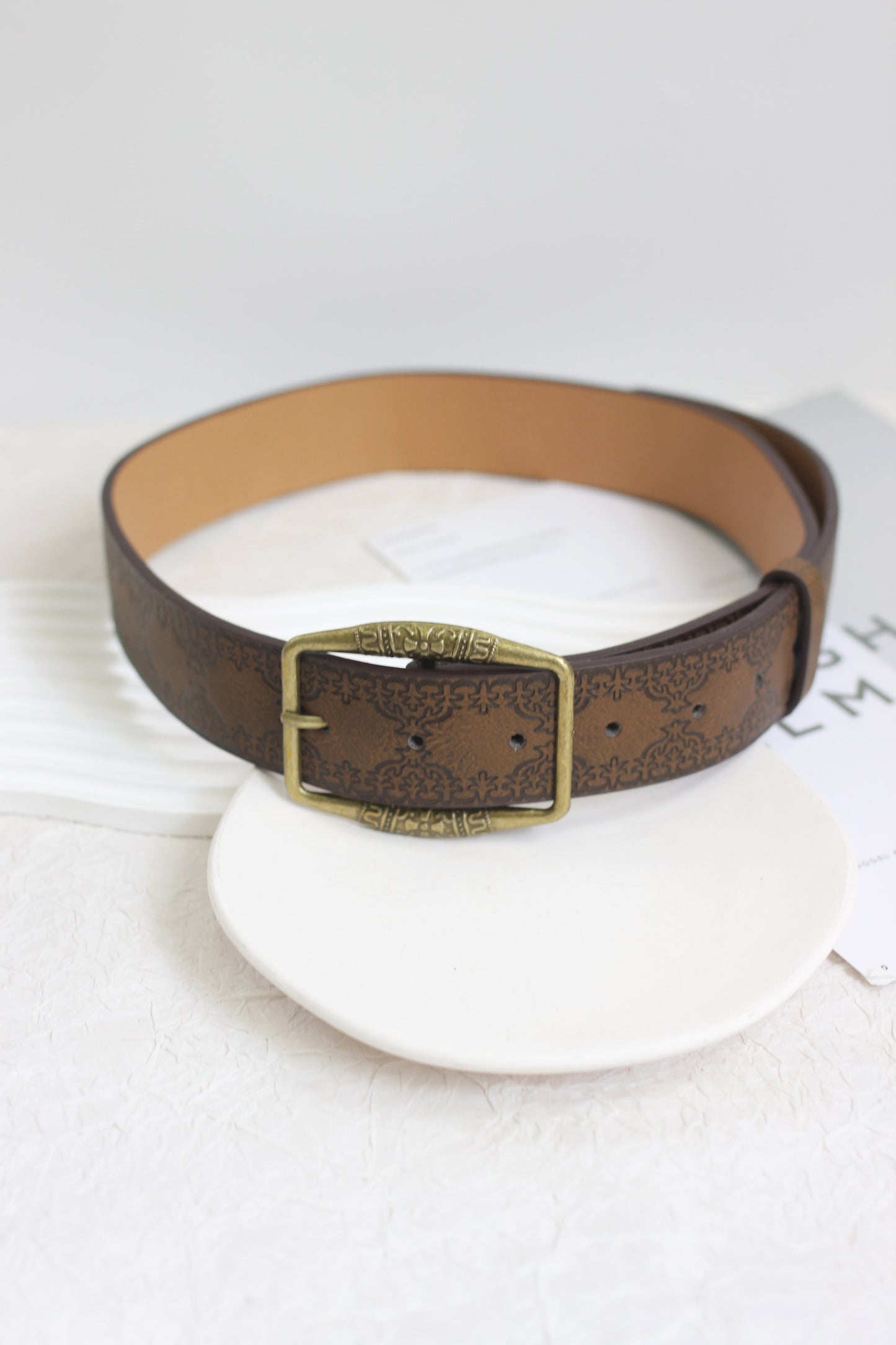 A2507MJ33922 - Vintage Style PU Leather Belt