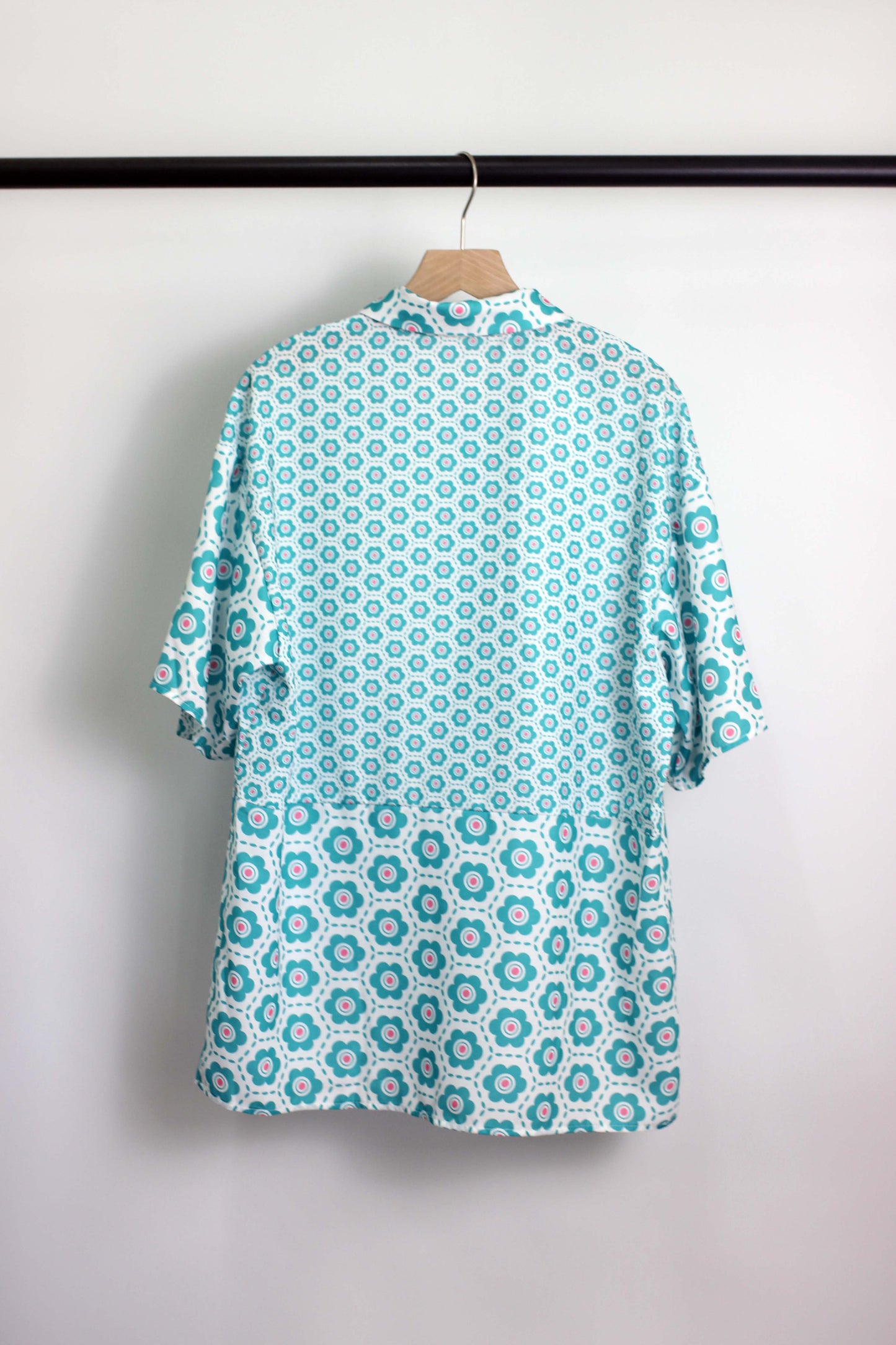 E2501CXB82786 - Printed Short-Sleeve Shirt & Wide-Leg Pants Set