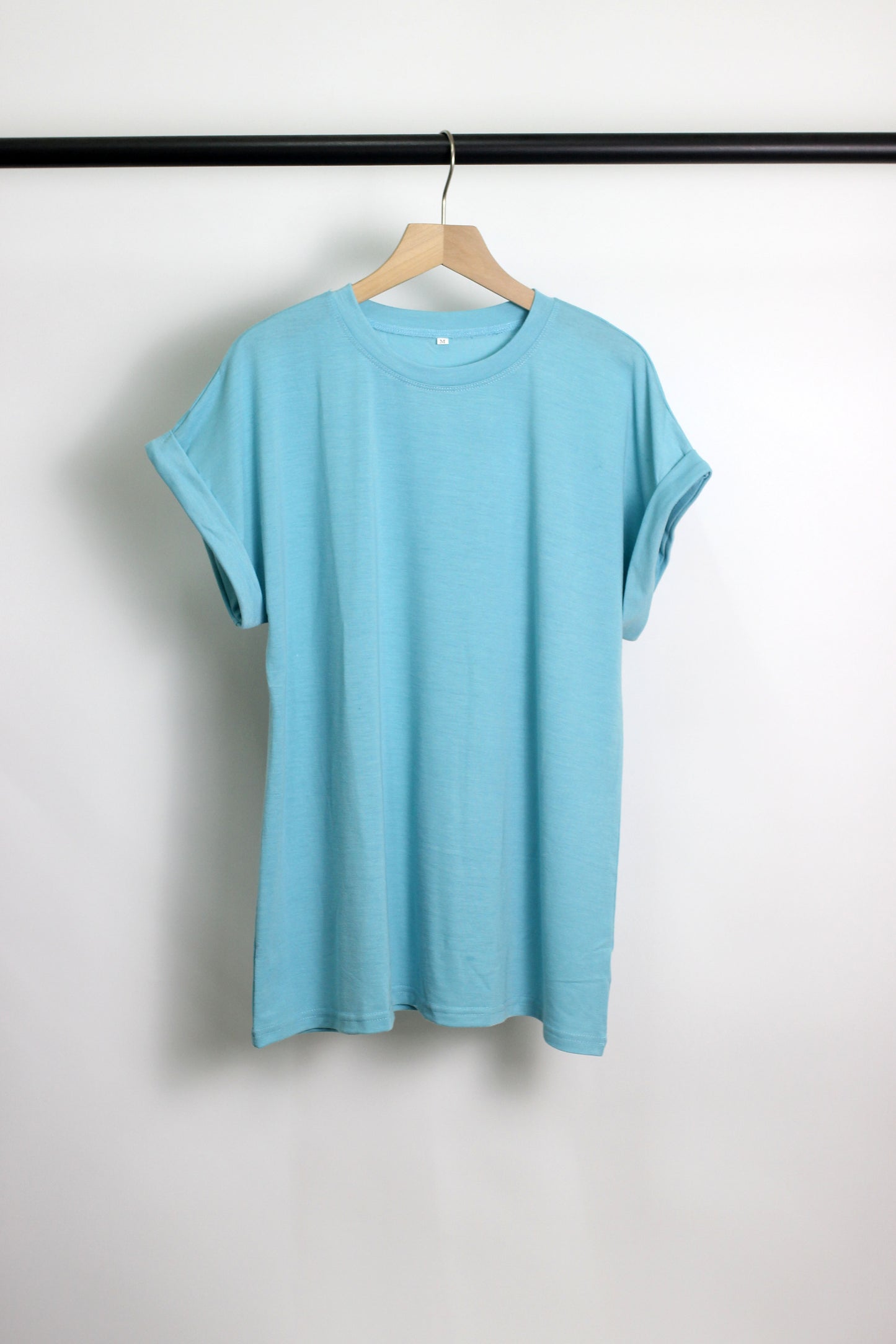 T2412KLD74566 - Casual Solid Color Short-Sleeve T-Shirt