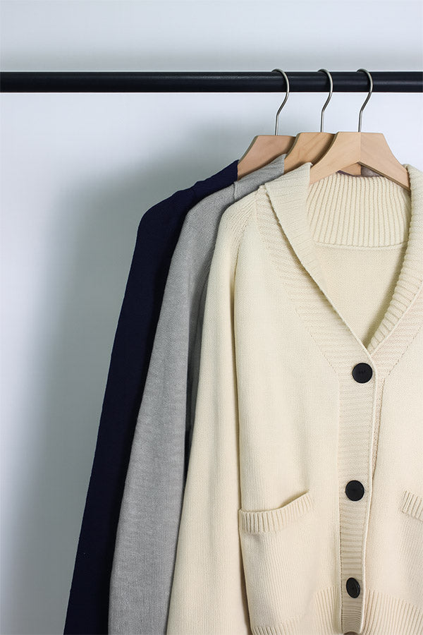 W2506MY13589 - Women¡¯s Knit Cardigan with Flag Back Design
