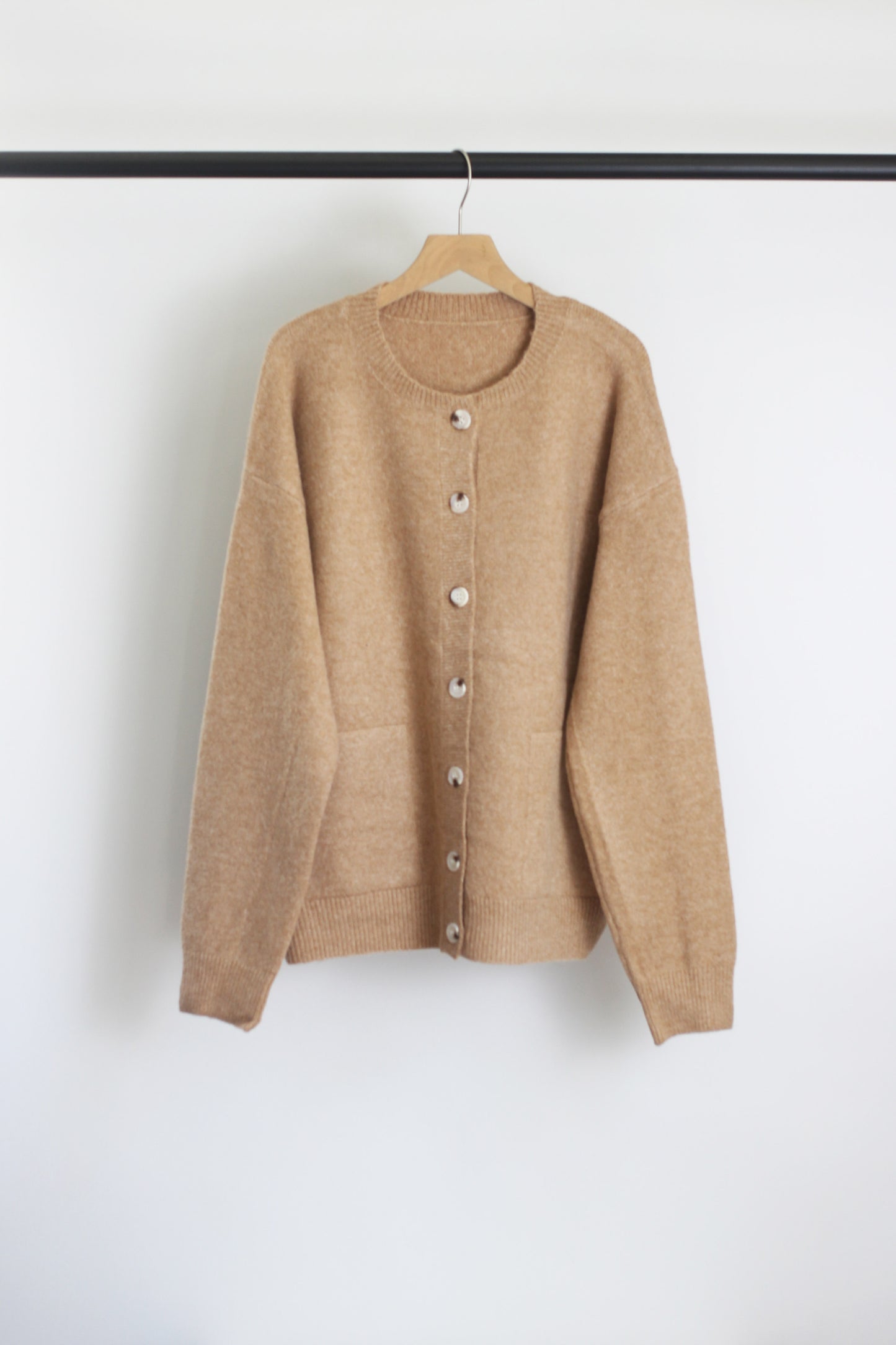 W2507JYYS80689 -Women¡¯s Soft Knit Button-Up Blend Cardigan