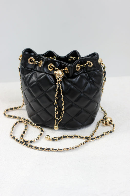 2411BLYS56857 - Quilted Leather Shoulder Bag