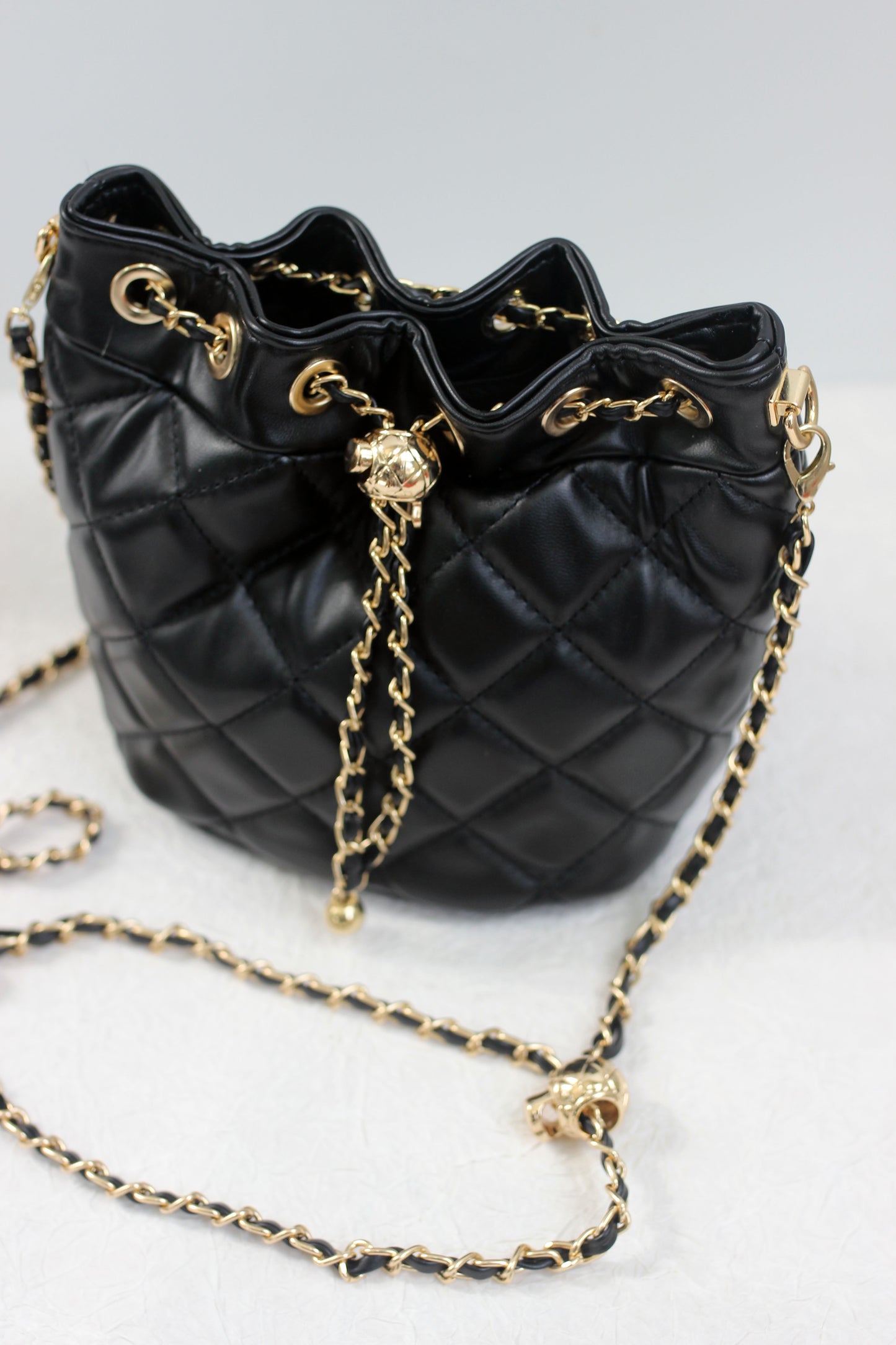 2411BLYS56857 - Quilted Leather Shoulder Bag