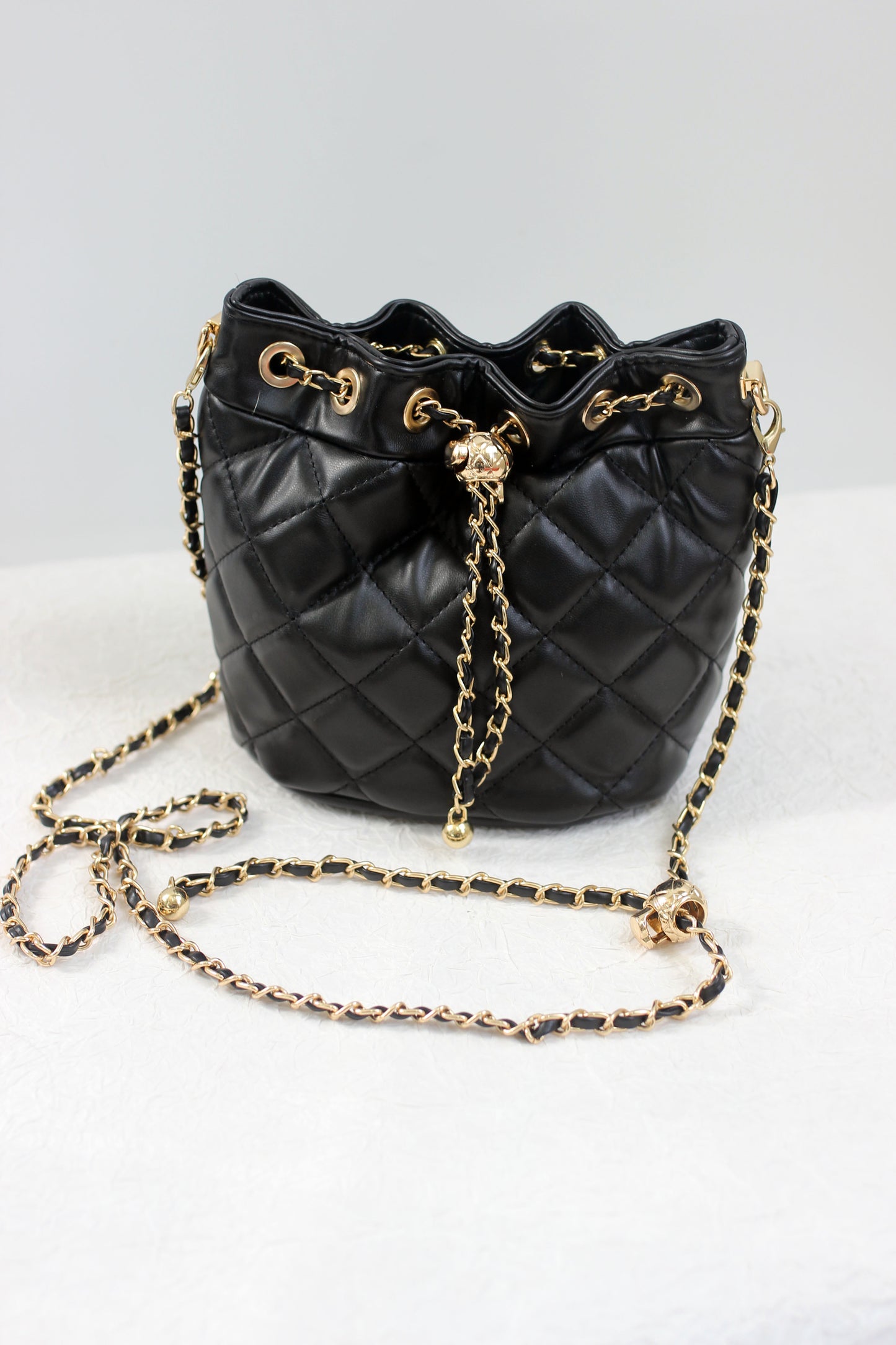 2411BLYS56857 - Quilted Leather Shoulder Bag