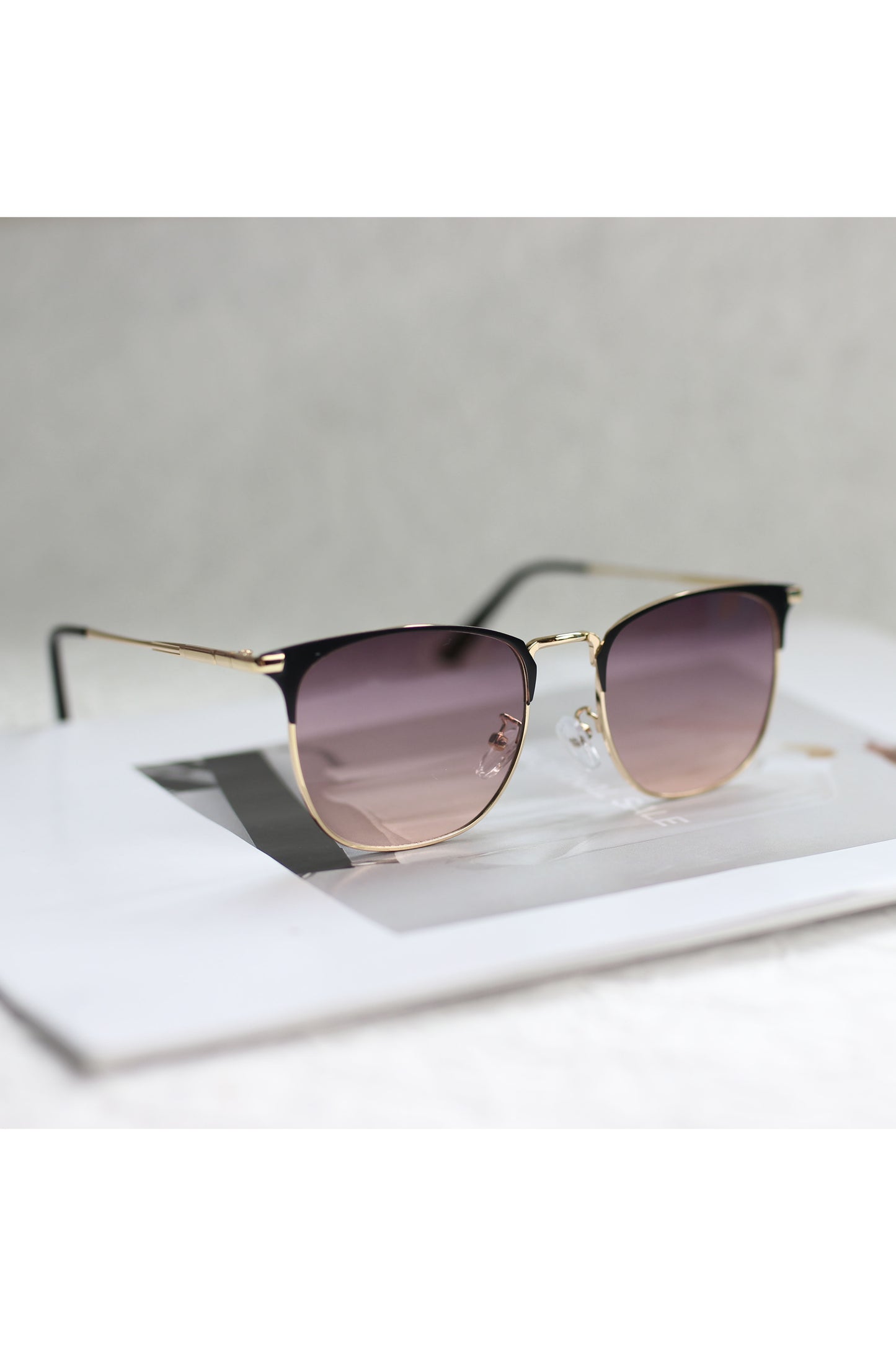 A2311DH52022 - CLARA GOLD BROWN SUNGLASSES