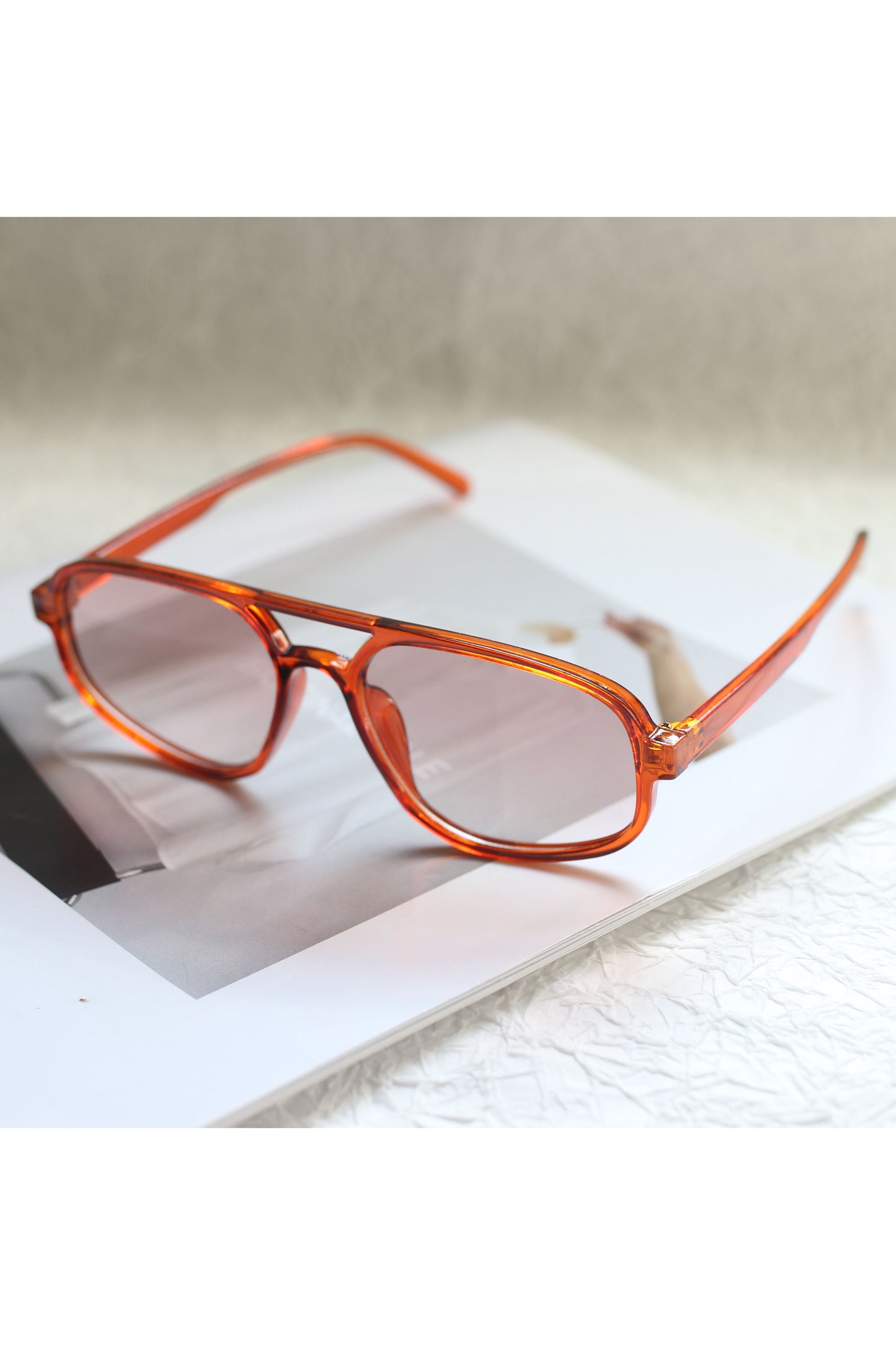 A2311KD67971 - DAISY TRENDY DOUBLE BEAM SUNGLASSES