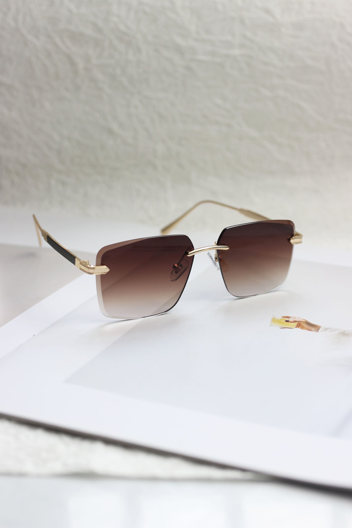A2312BLDZ45196 - Glance With Me Brown Glasses