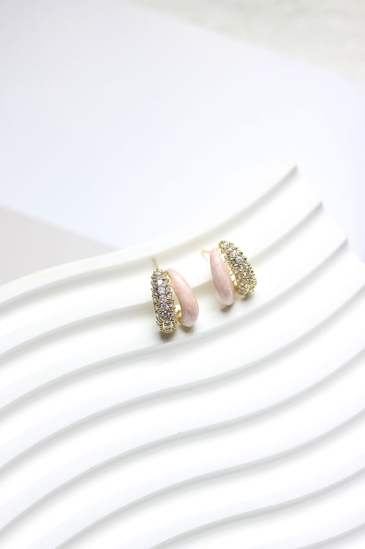 A2406LRDZ46157 - CHERRY BLOSSOM GOLD EARRINGS