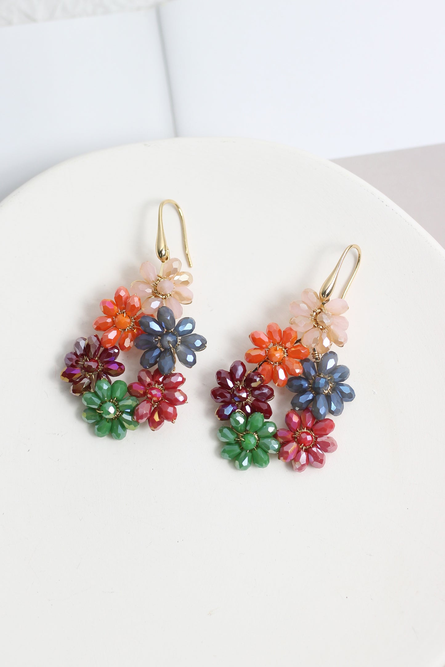 A2407QF55301 - Blooming Cluster Earrings