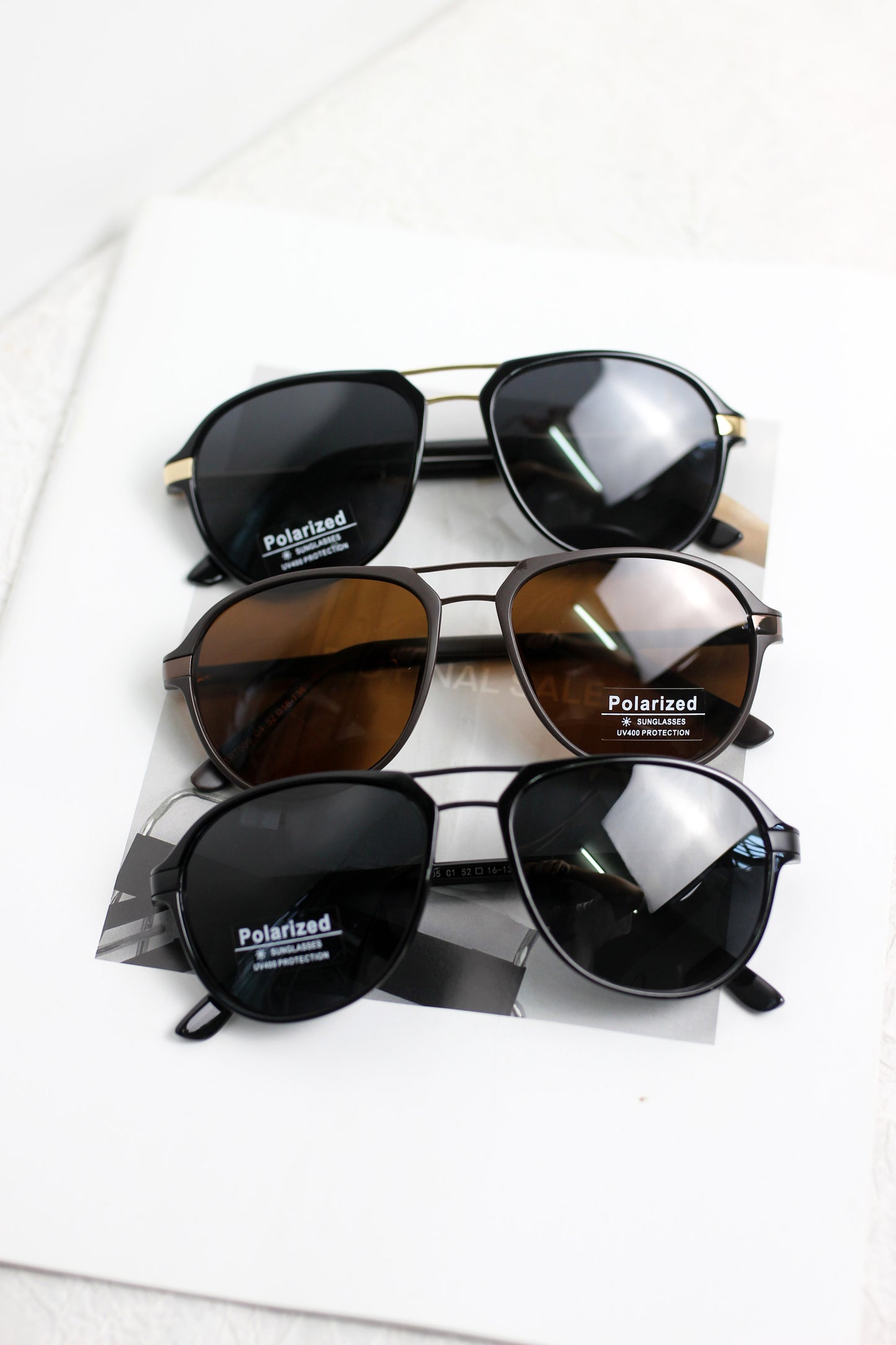 A2408XG44980 - Modern Polarized Sunglasses Trio