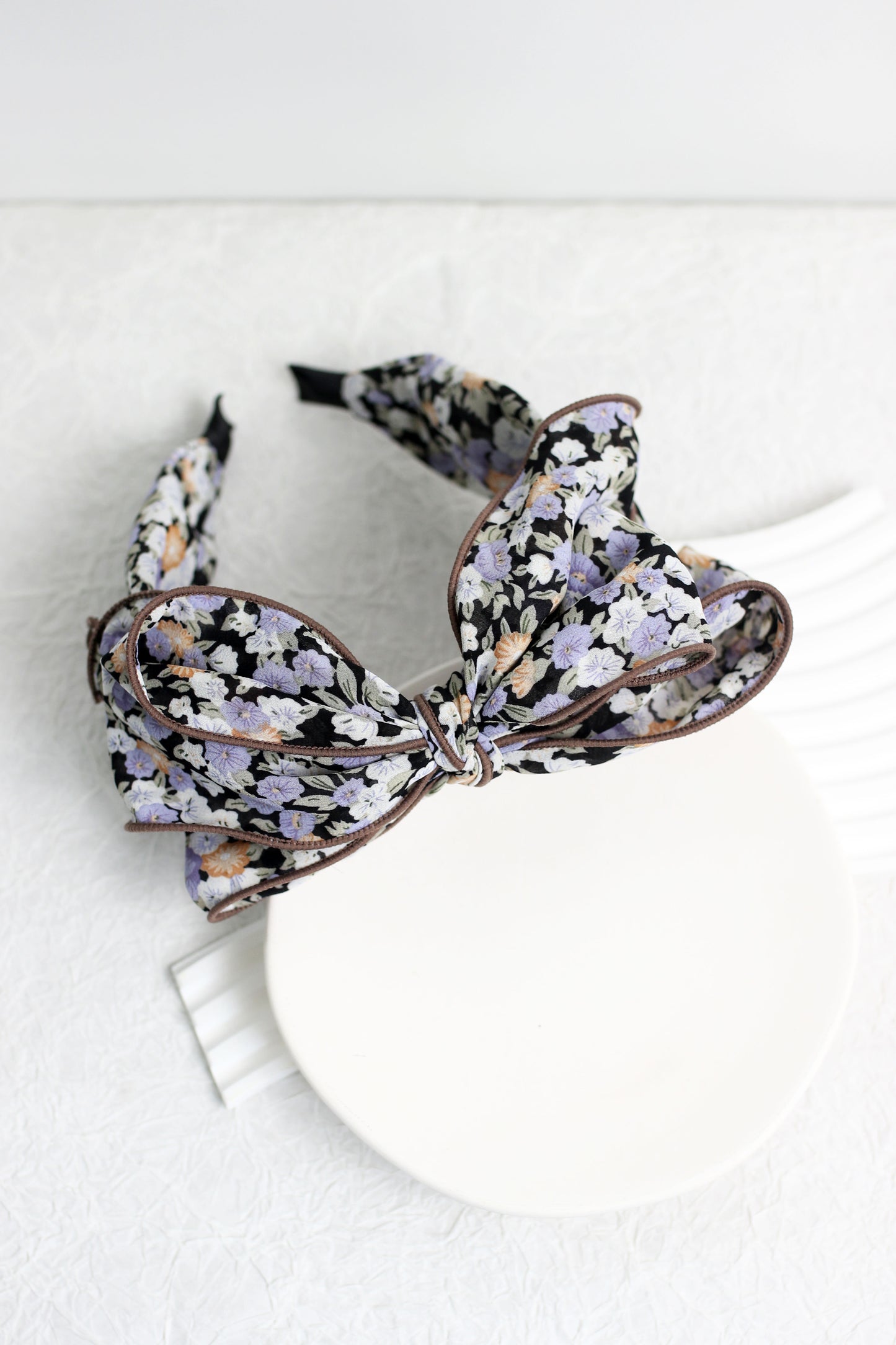 A2409HJ58078 - Floral Bow Headband