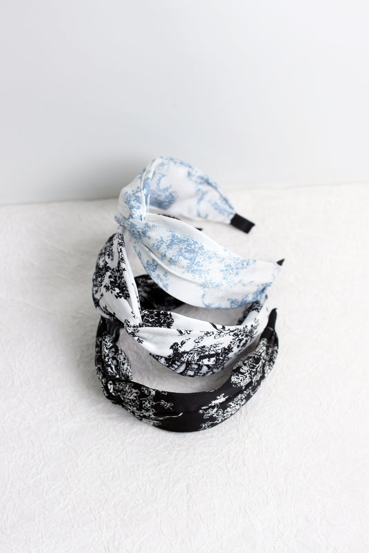 A2409NQ85498 - Twisted Knot Fabric Headband Set