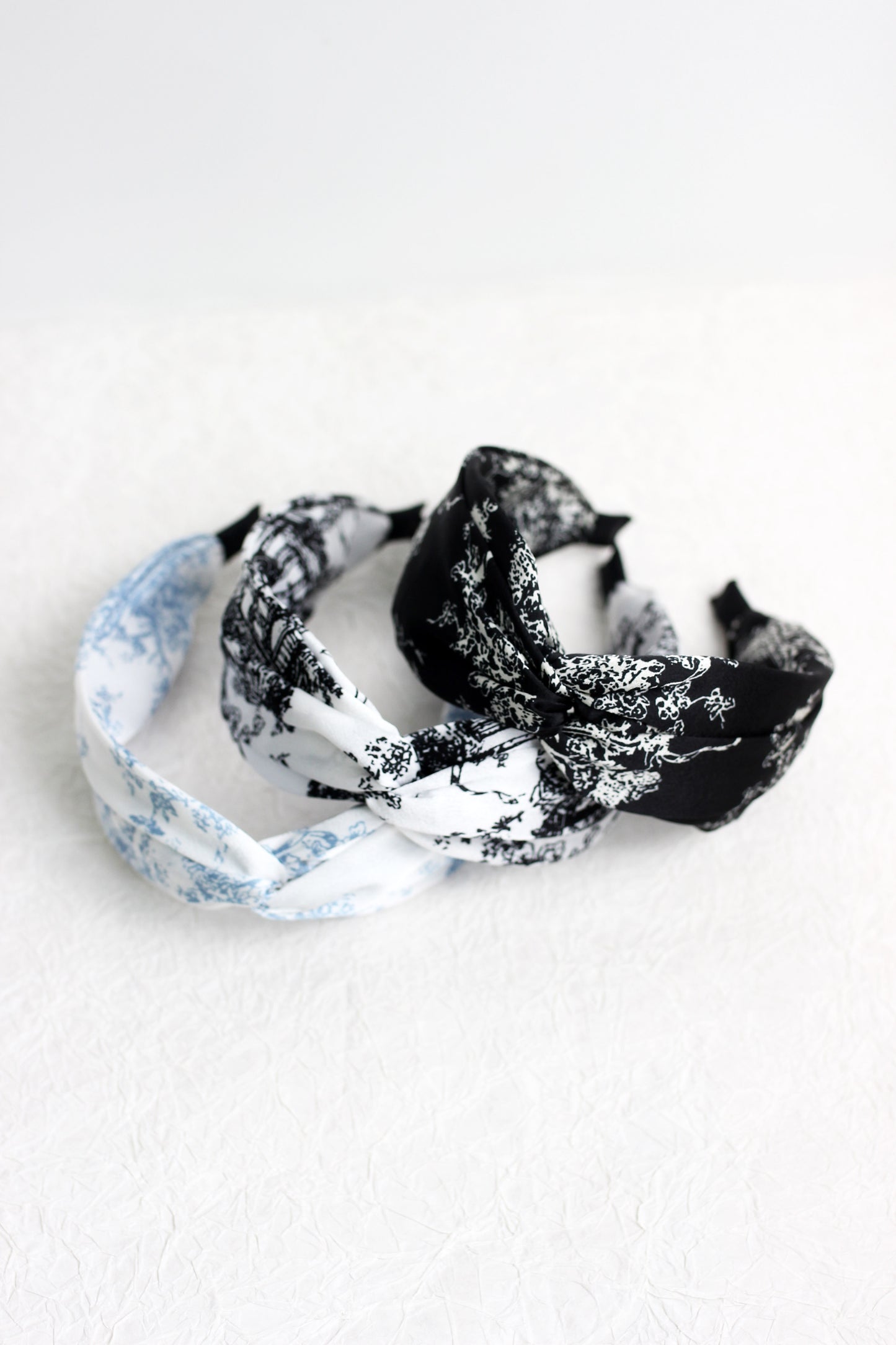 A2409NQ85498 - Twisted Knot Fabric Headband Set