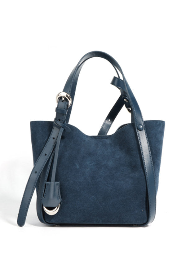 A2410XL62632 - 100% Leather Suede Tote Bag