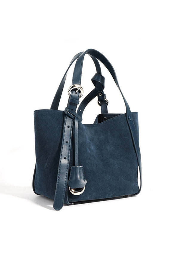 A2410XL62632 - 100% Leather Suede Tote Bag