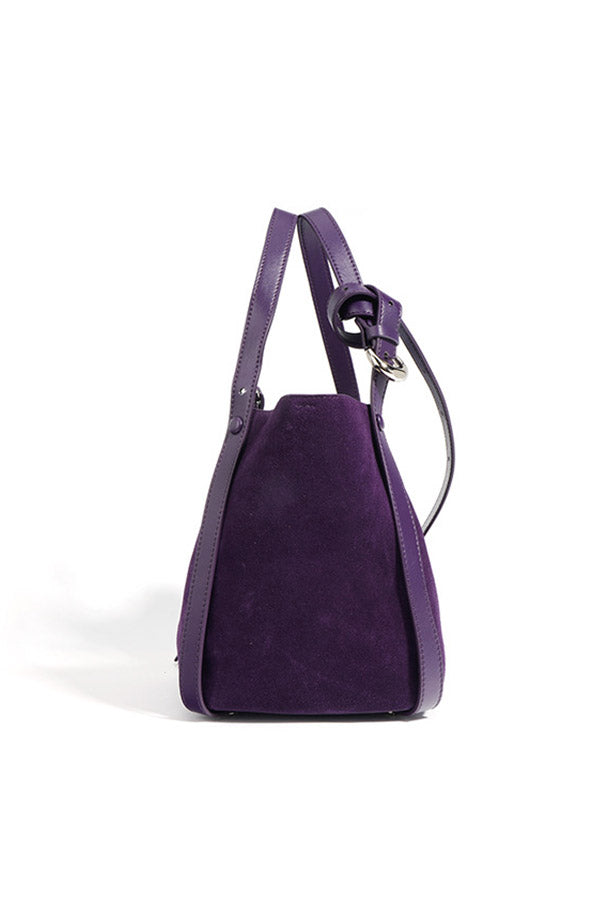 A2410XL62632 - 100% Leather Suede Tote Bag