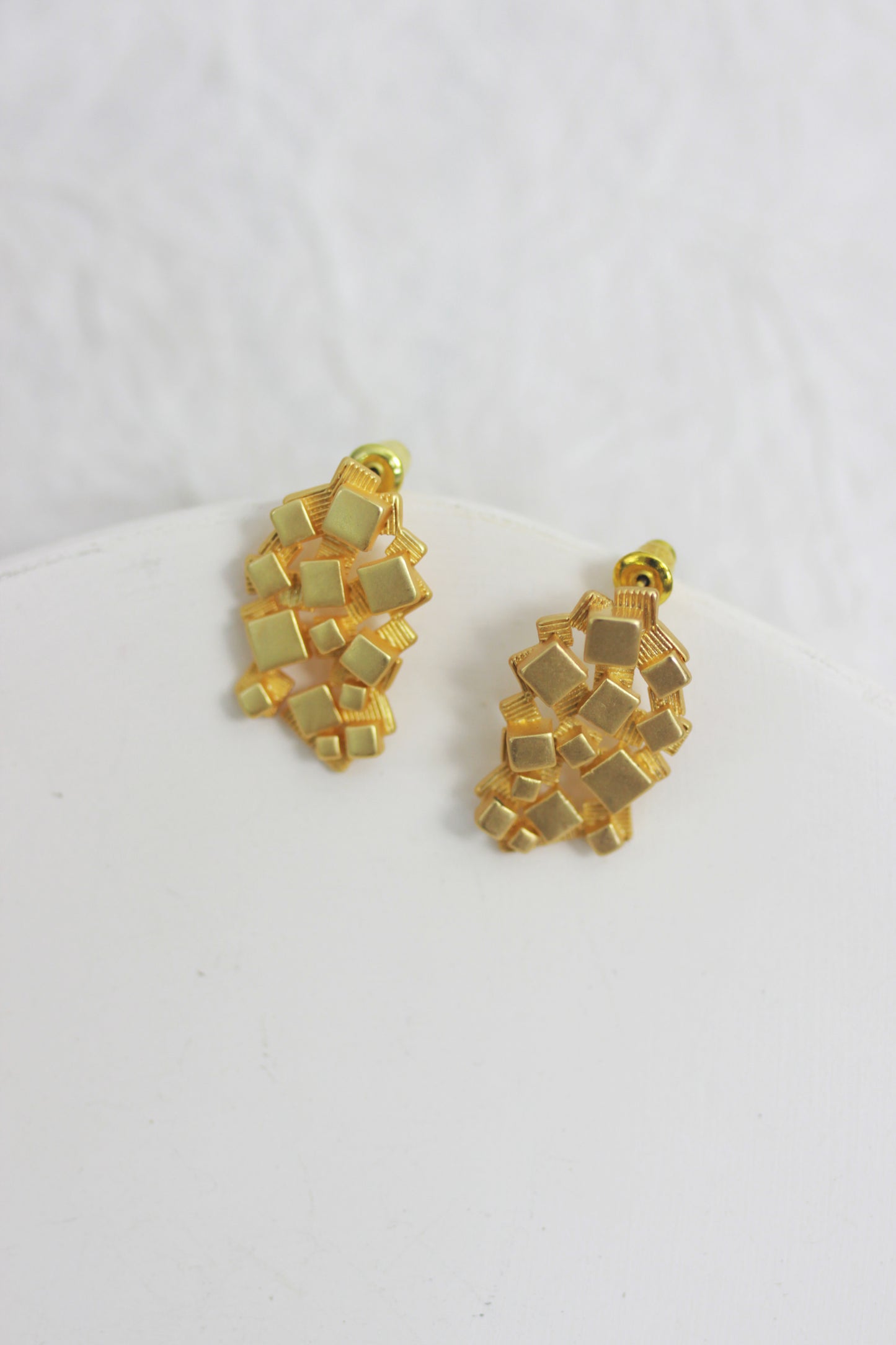A2410ZM44493 -  Geometric Gold Stud Earrings
