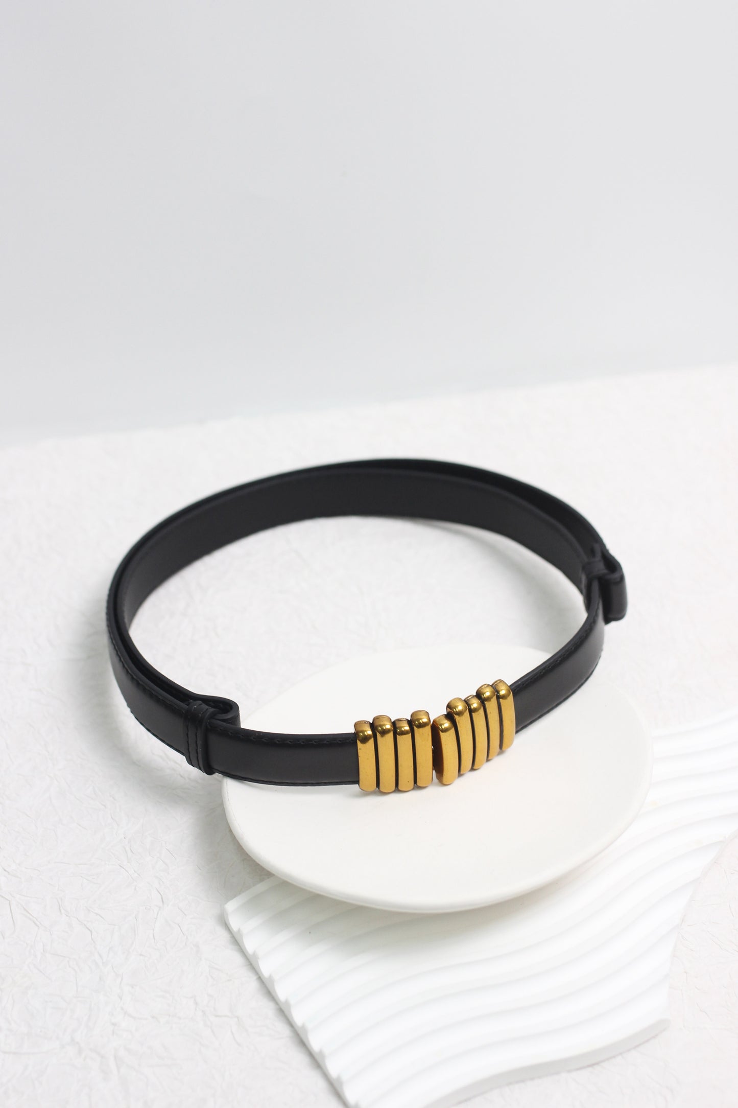 A2411DJN98663 - Modern Spiral Buckle Leather Belts