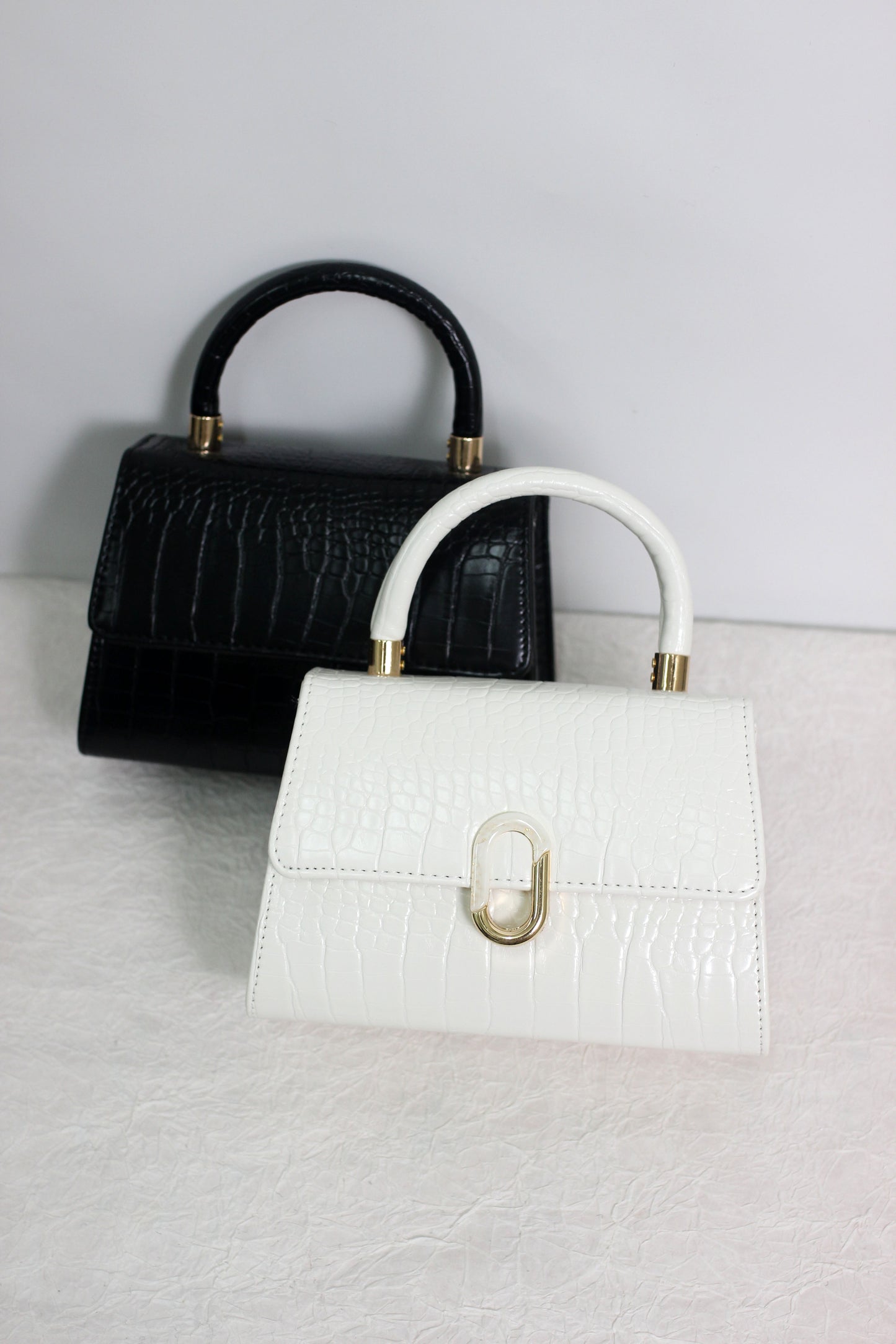 A2411HY26924-1   Luxury Crocodile-Embossed PU Leather Handbag Collection