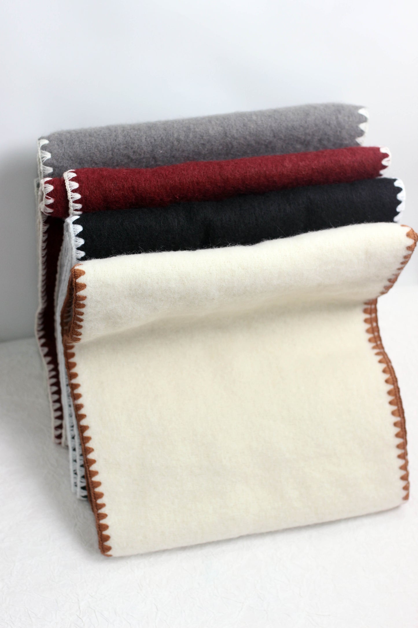 A2411YF55263 - Elegant Stitched Edge Scarves