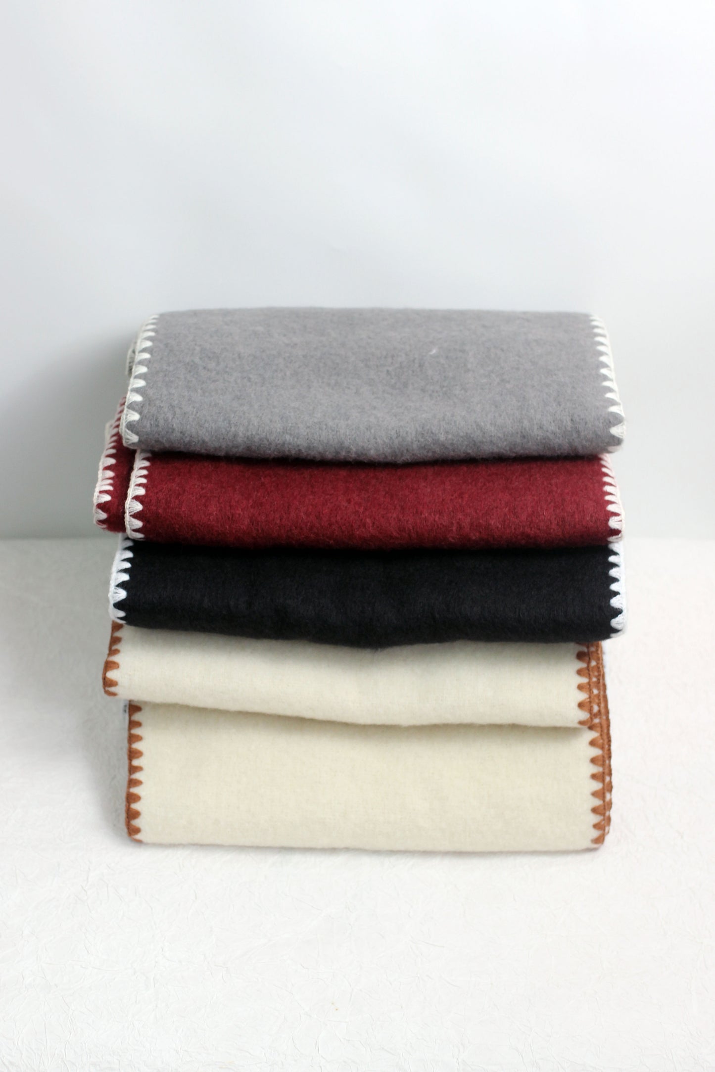 A2411YF55263 - Elegant Stitched Edge Scarves