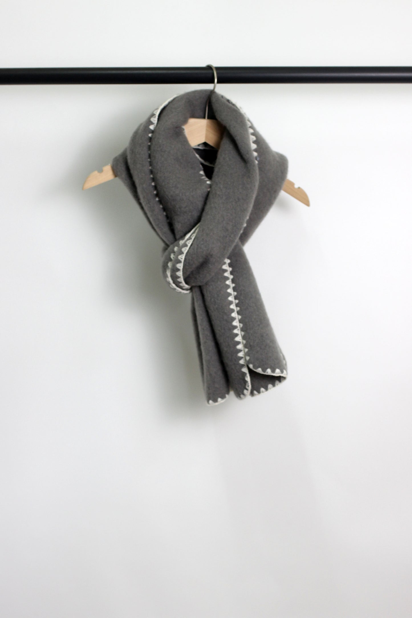 A2411YF55263 - Elegant Stitched Edge Scarves