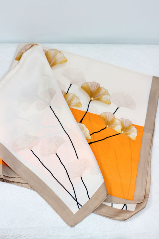A2412BR82399 - Elegant Floral Printed Scarf