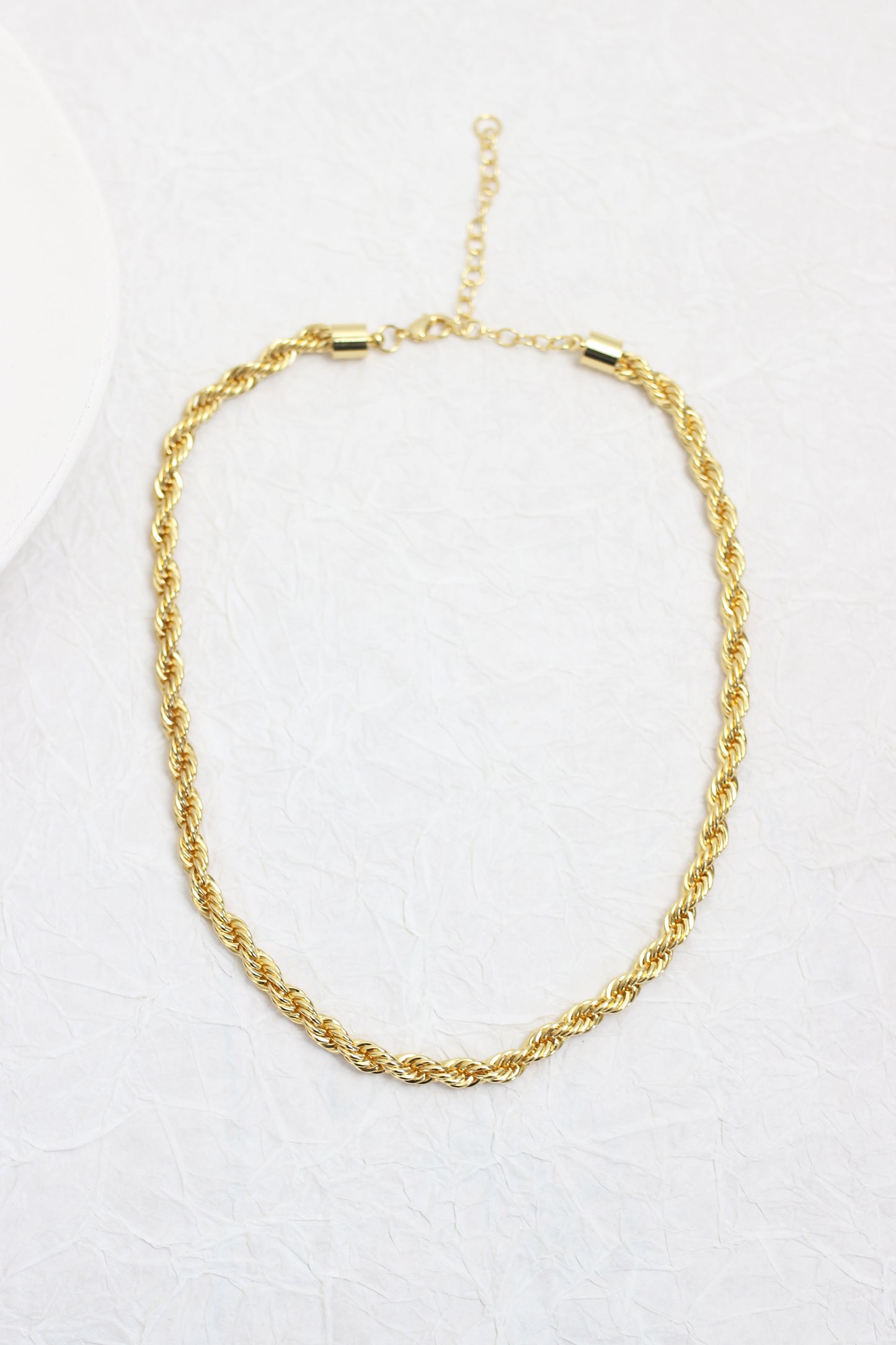 A2501QL49751 - Gold Rope Chain Necklace
