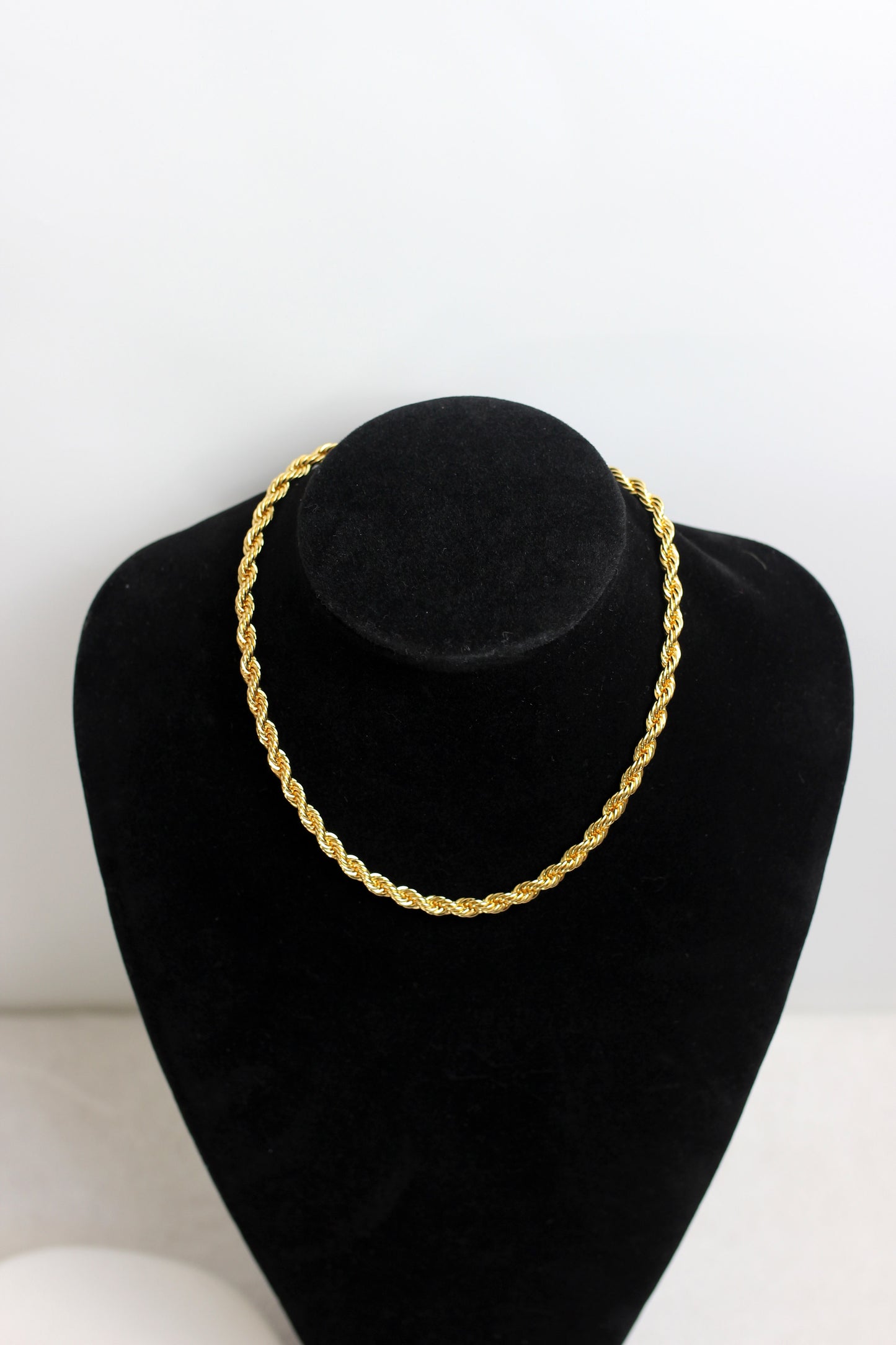 A2501QL49751 - Gold Rope Chain Necklace