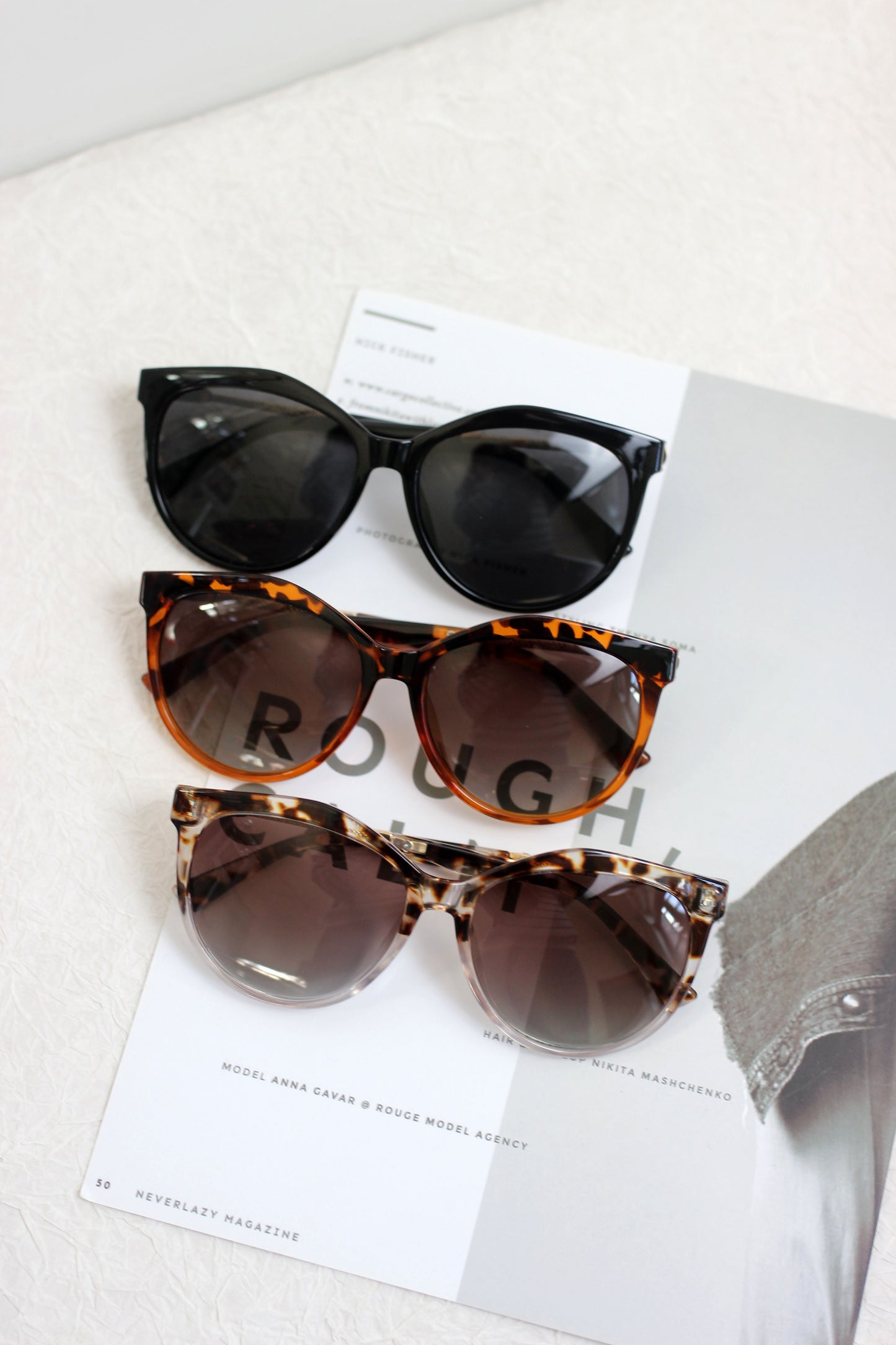 A2501TPS18015 - Cat-Eye Oversized Sunglasses