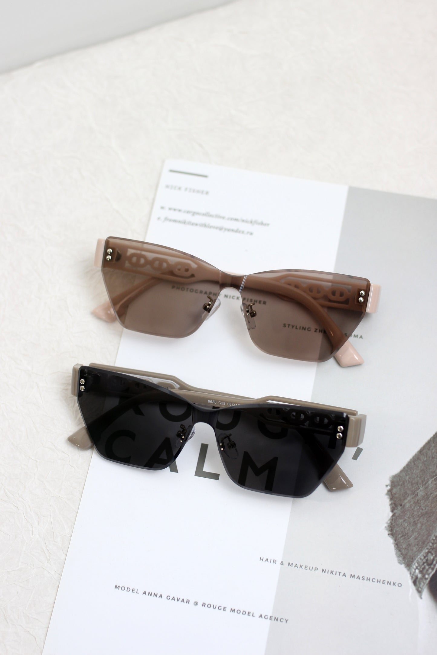 A2501YTGX29086 - Luxury Geometric Shield Sunglasses