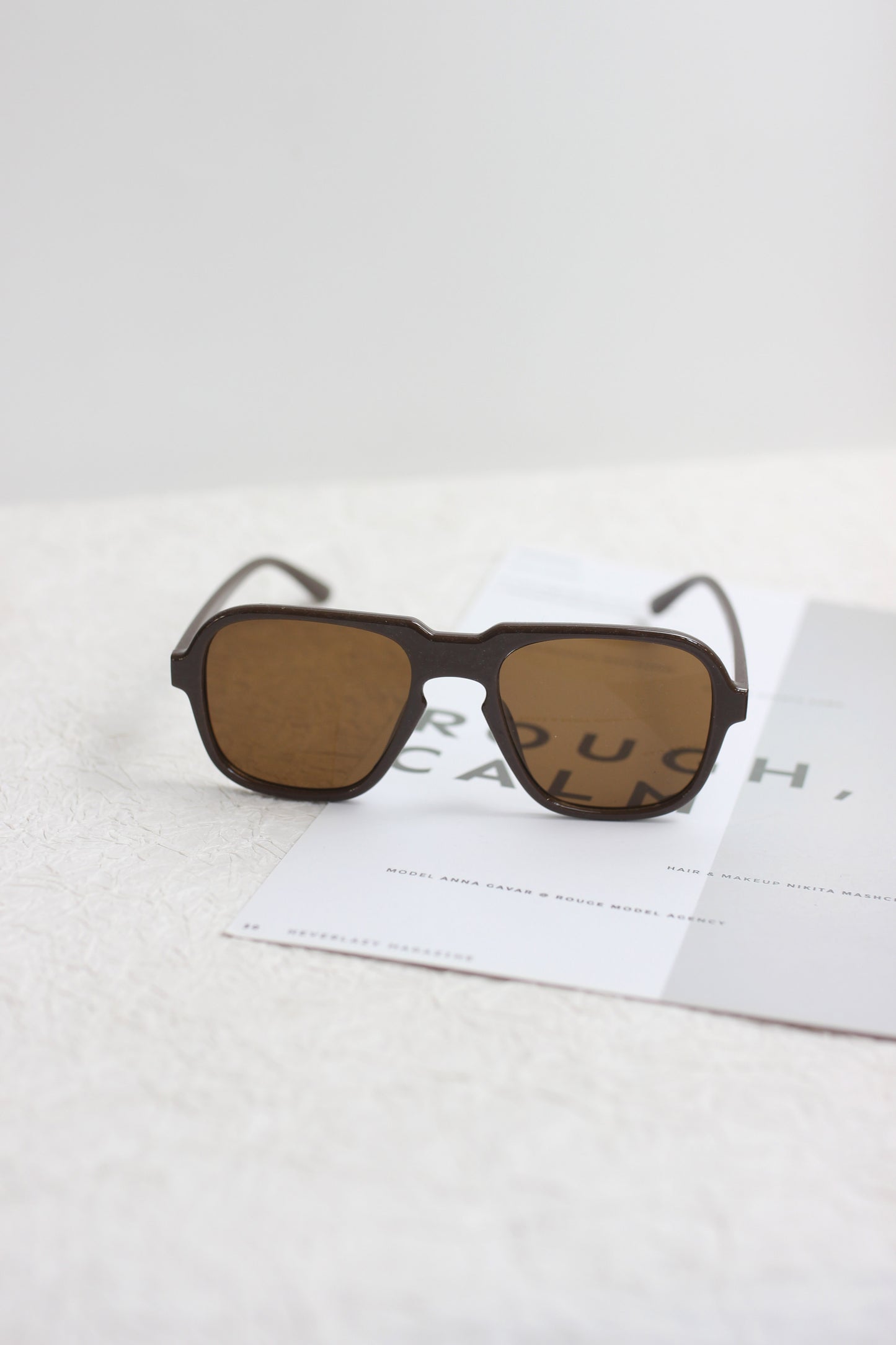 A2502MN72316 - Retro Square Frame Sunglasses