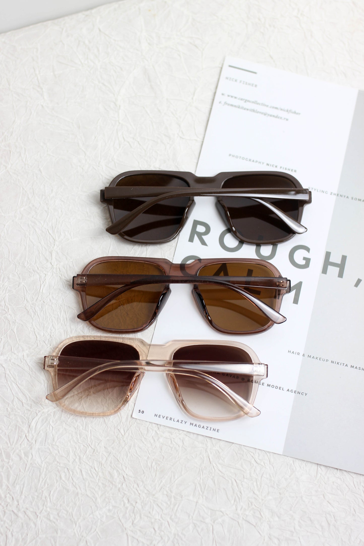 A2502MN72316 - Retro Square Frame Sunglasses