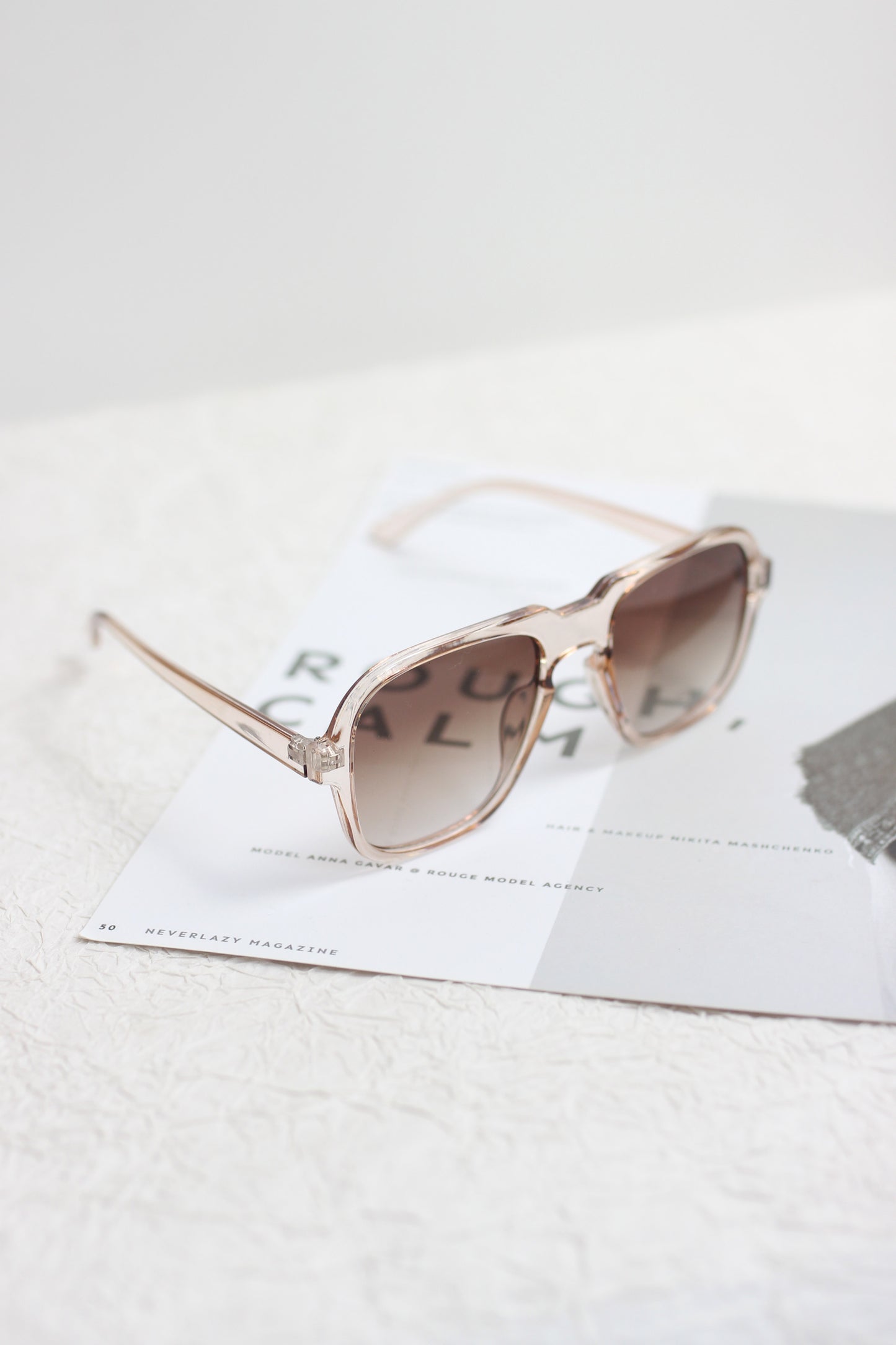 A2502MN72316 - Retro Square Frame Sunglasses