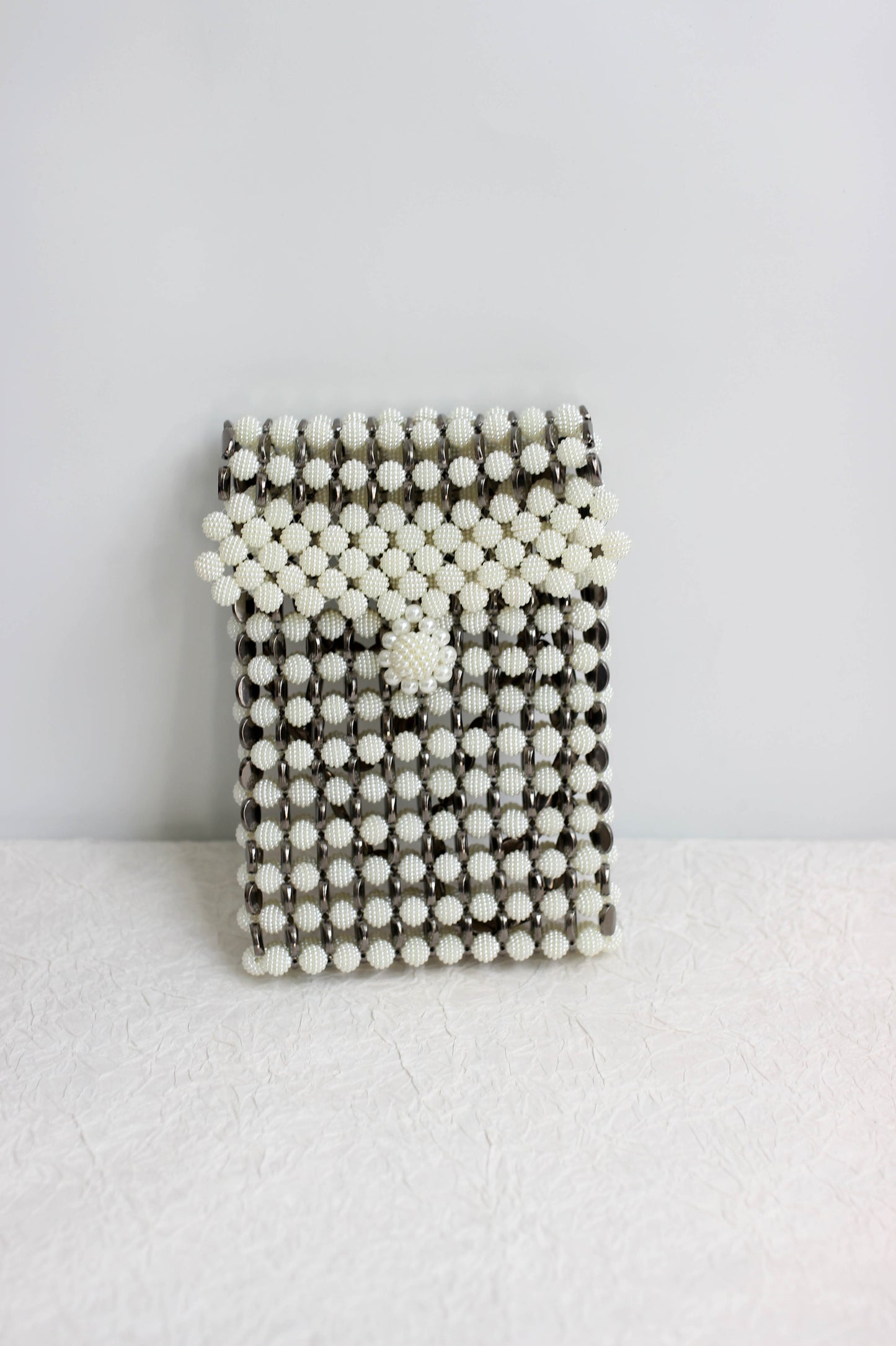A2502SK55723 - Beaded Crossbody Shoulder Bag