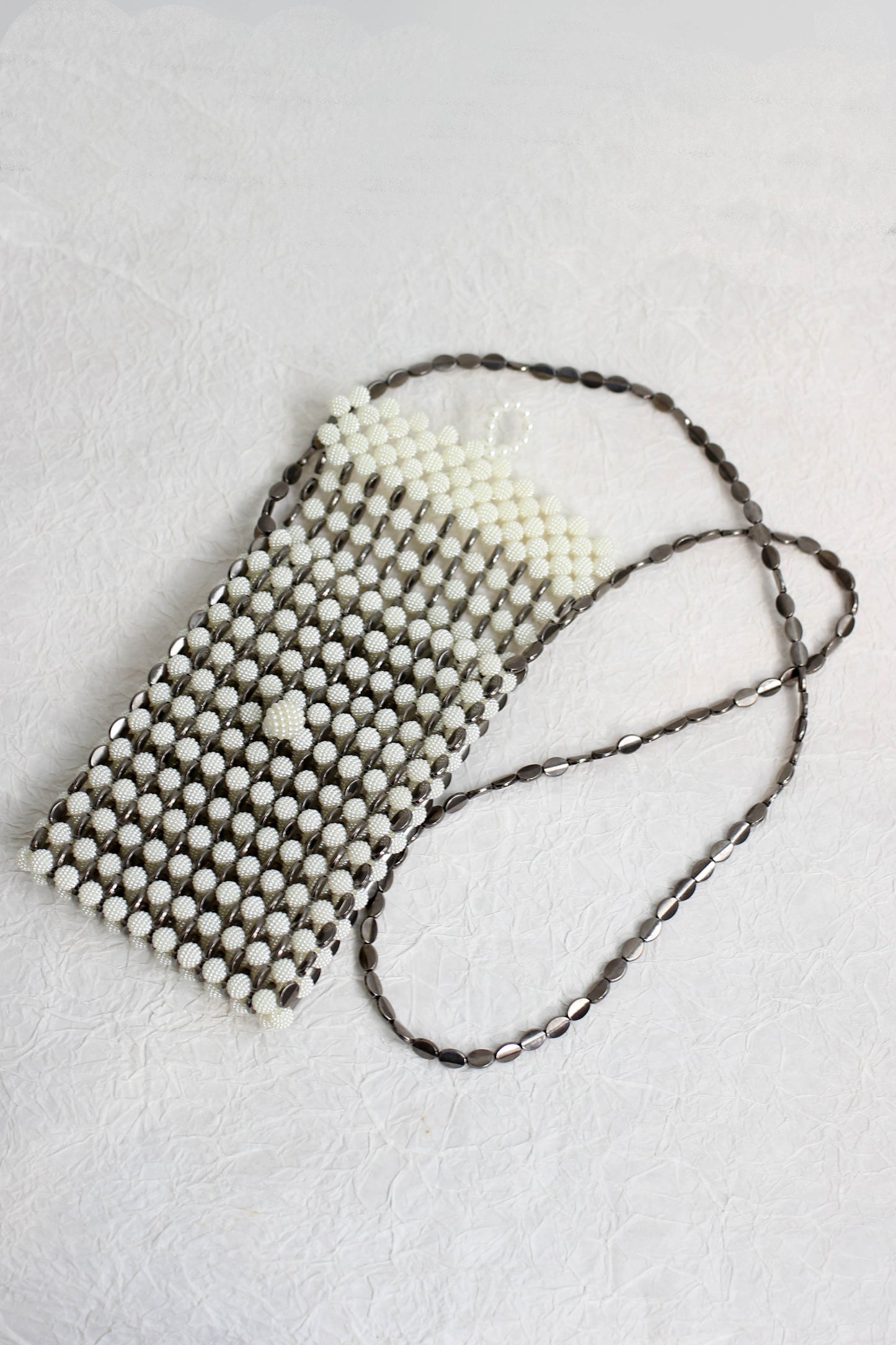 A2502SK55723 - Beaded Crossbody Shoulder Bag