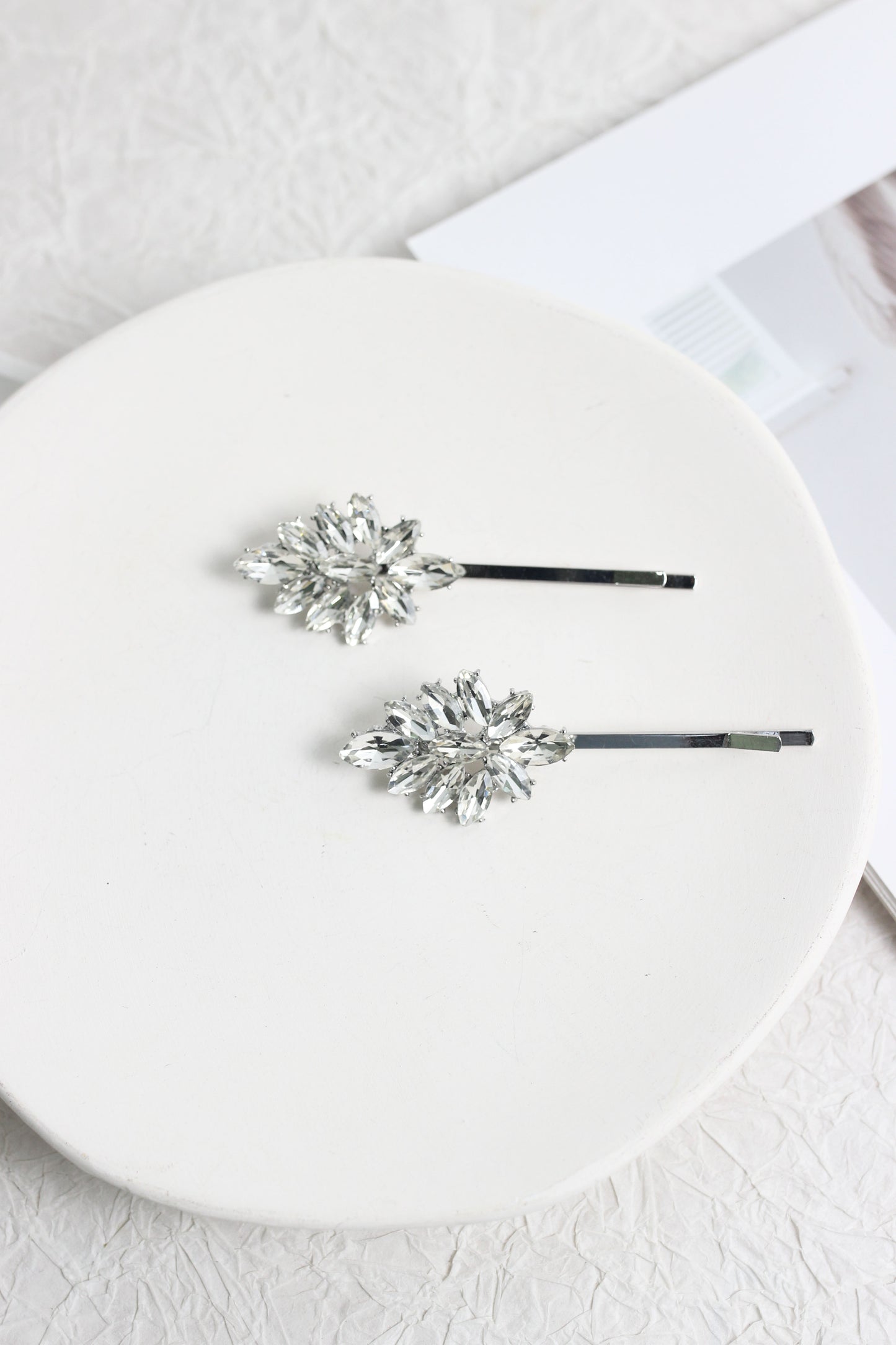 A2503MS48869 - Luxury Rhinestone Crystal Hair Pins Set
